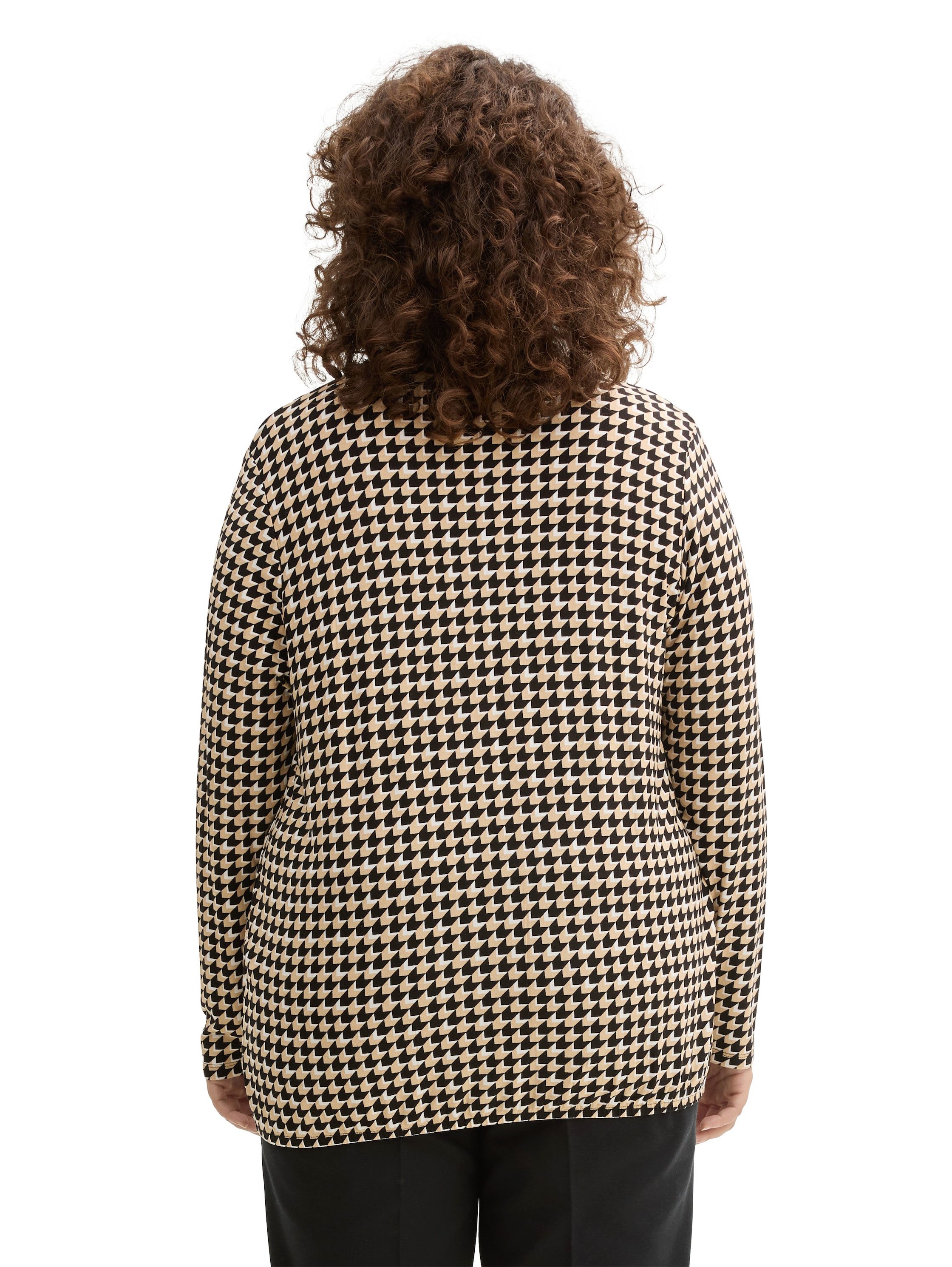 TOM TAILOR MY TRUE ME Shirt met lange mouwen met patroon