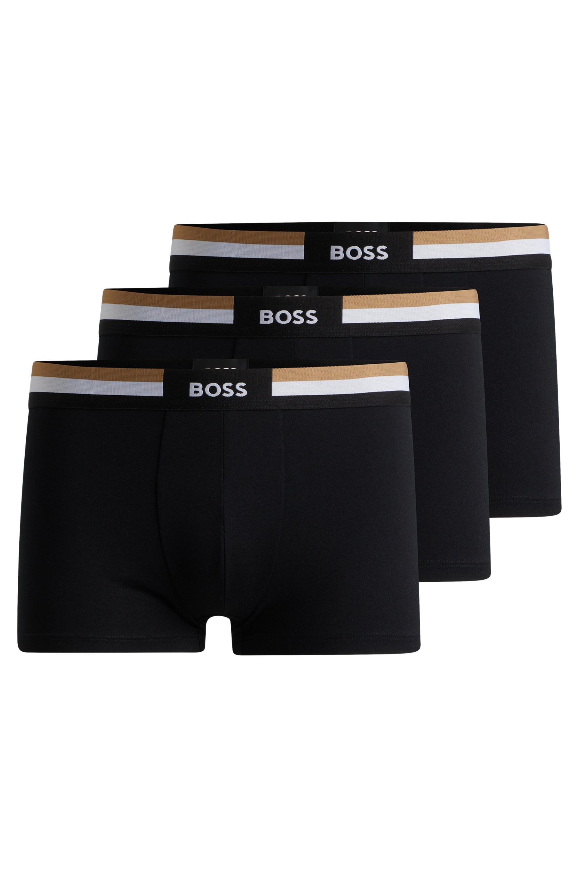 BOSS Trunk 3P Motion met elastische band (3 stuks)