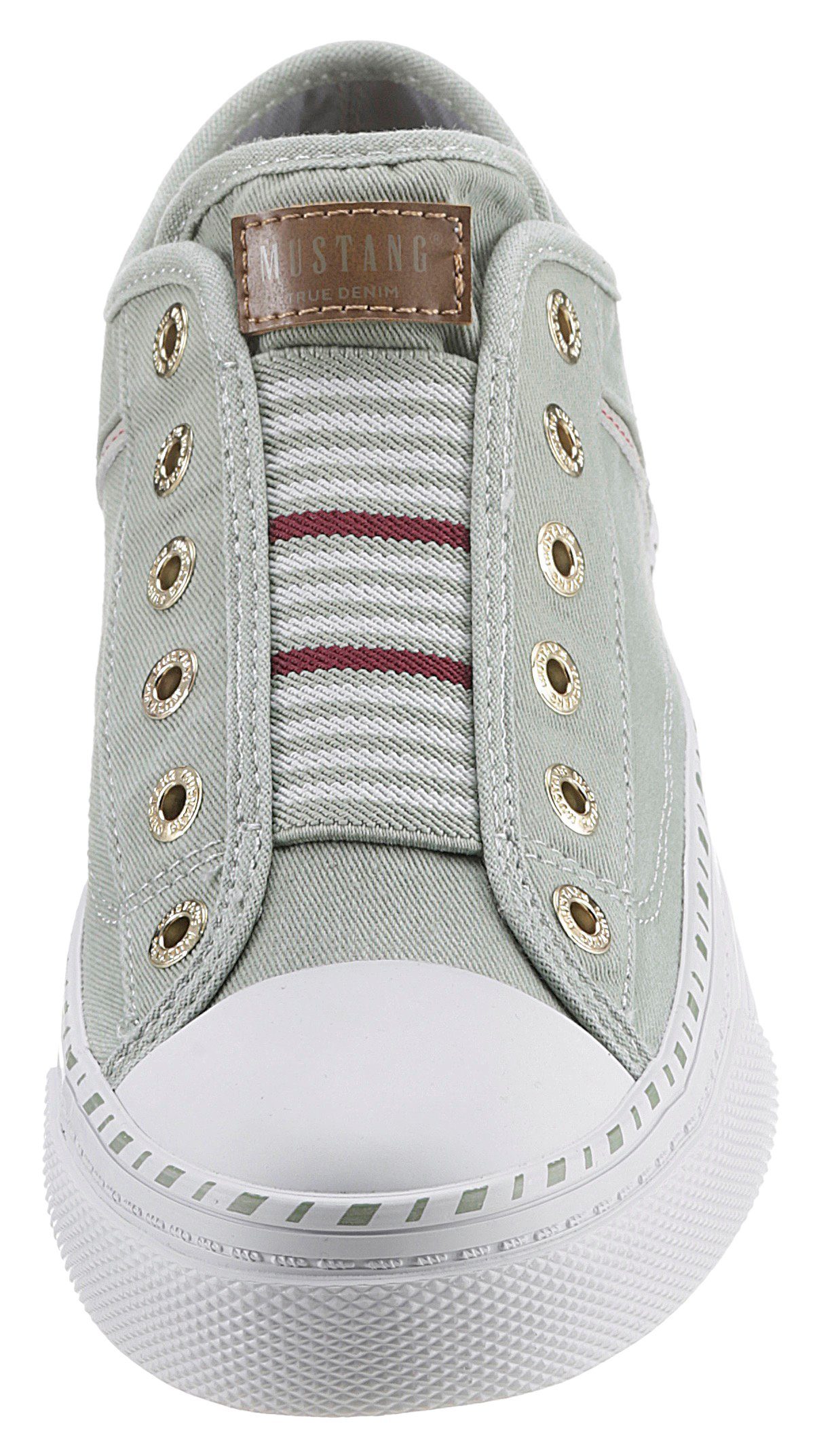Mustang Shoes Slip-on sneakers Instapschoen, Vrijetijdsschoen Slippers, instapschoenen, vrijetijdsschoenen met praktische elastische band