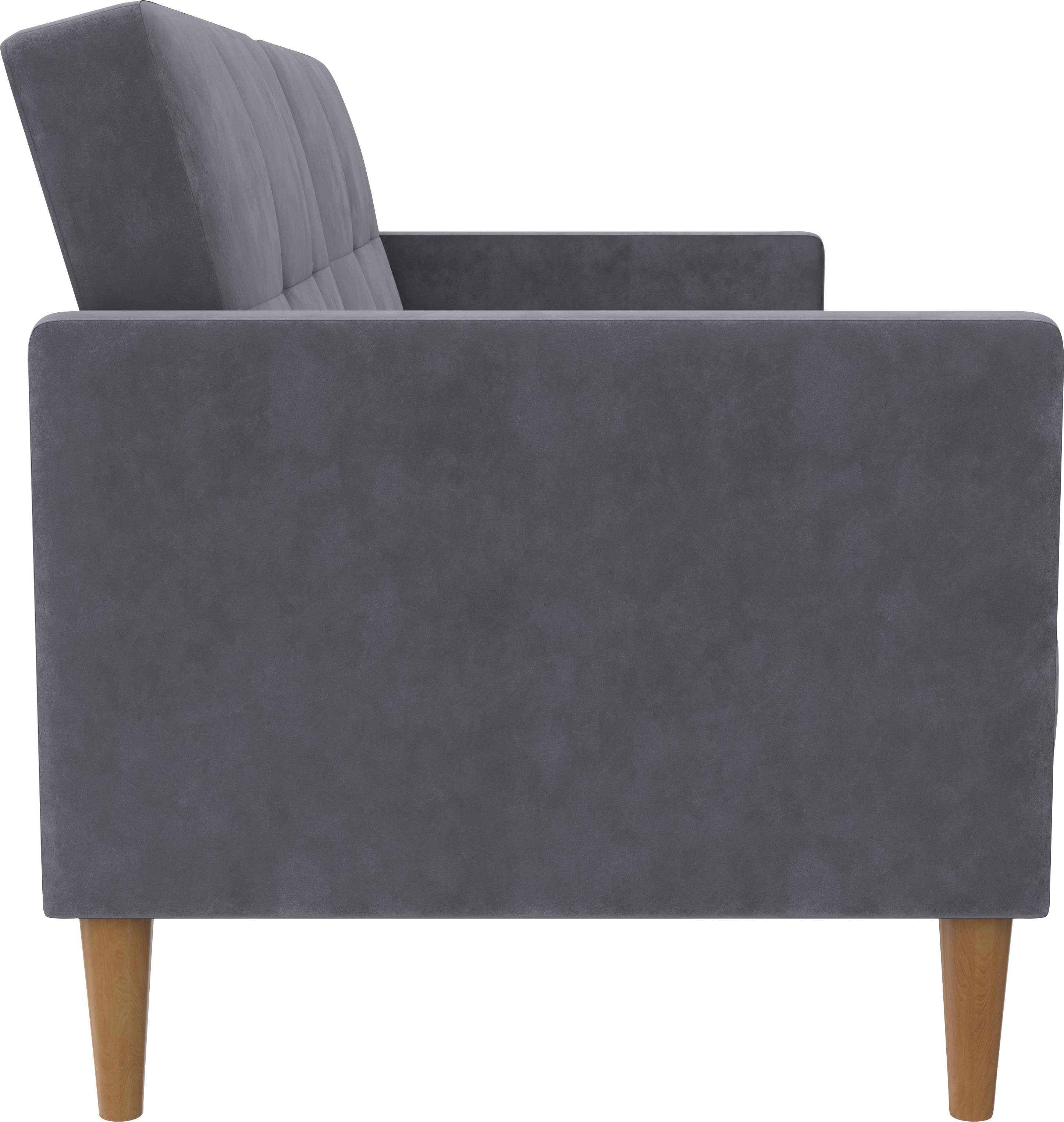 Dorel Home 3-zitsbank Lilly Bedfunctie, rugleuning 3-voudig verstelbaar, zithoogte 43 cm