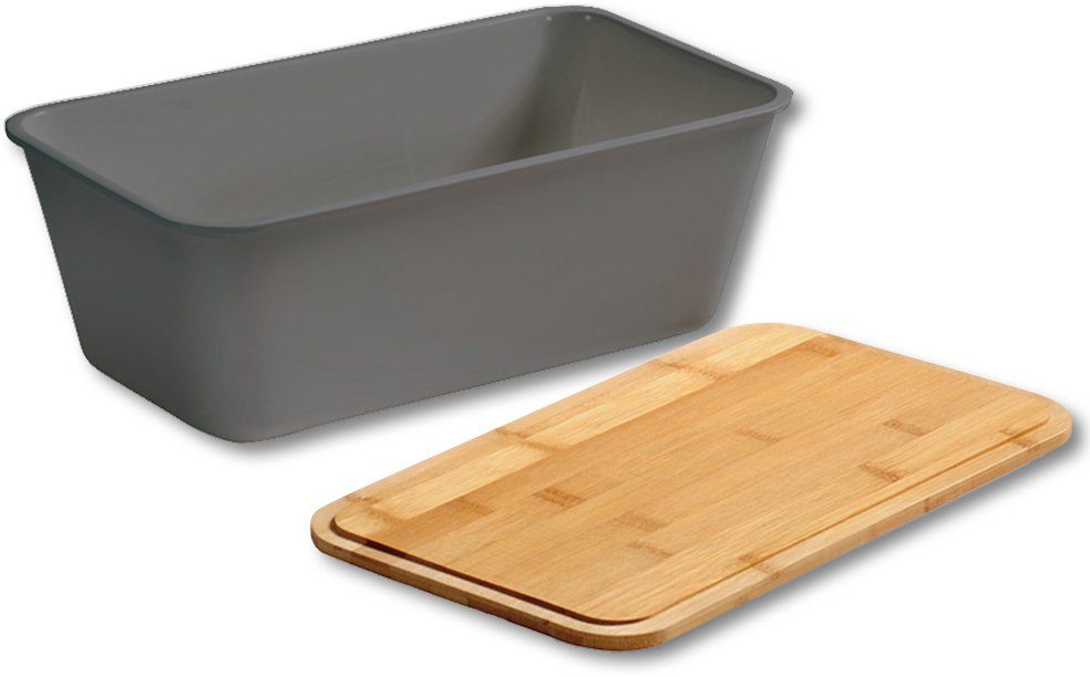 KESPER for kitchen & home Broodtrommel met deksel als snijplank (1-delig)