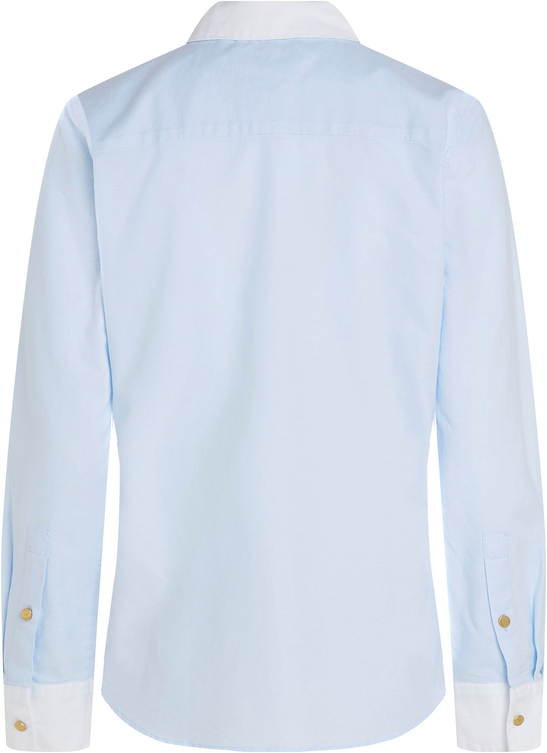 Tommy Hilfiger Overhemdblouse GOLD BUTTON REGULAR LS SHIRT