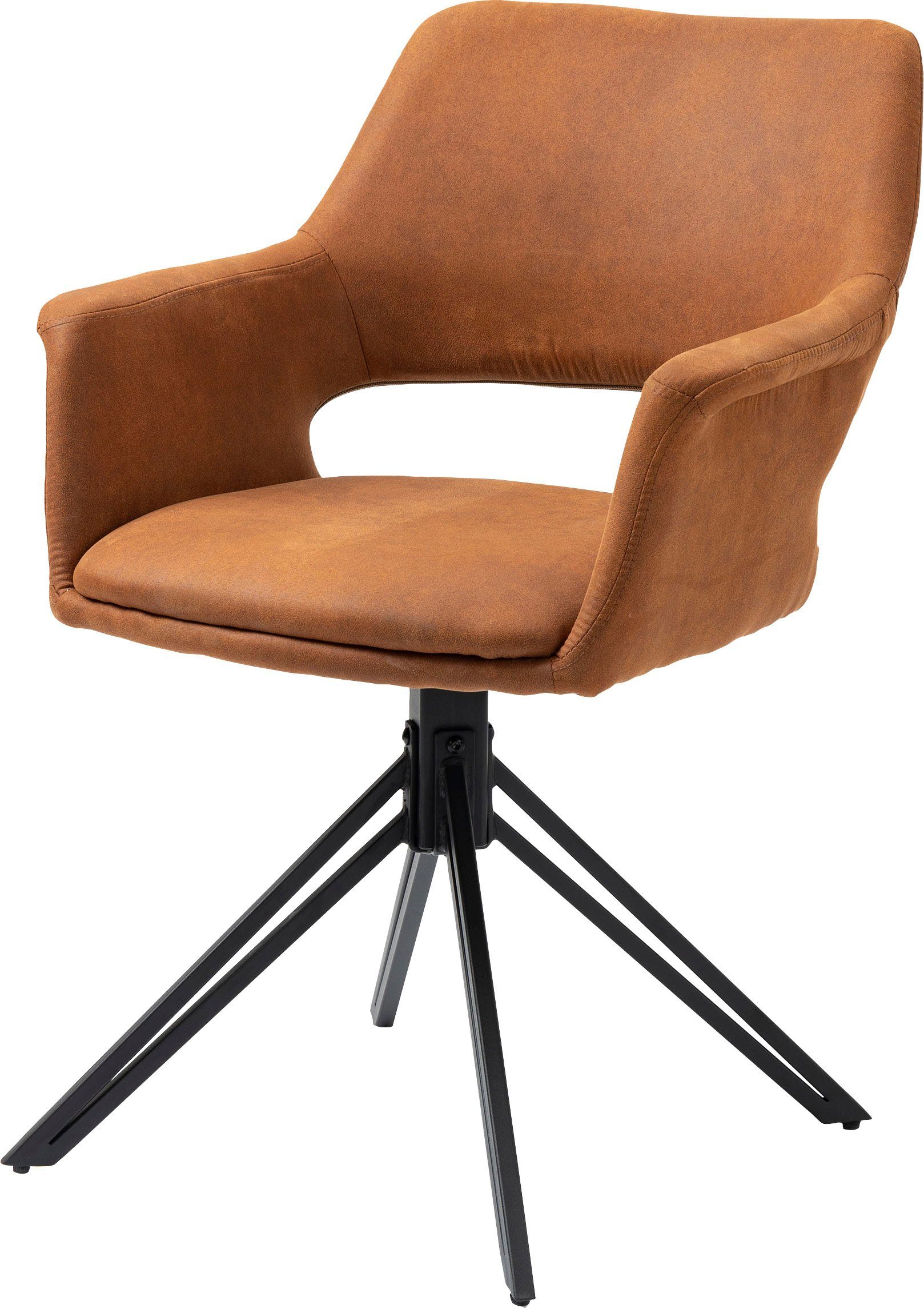 byLIVING Eetkamerstoel Estelle 360° draaibaar (set, 2 stuks)