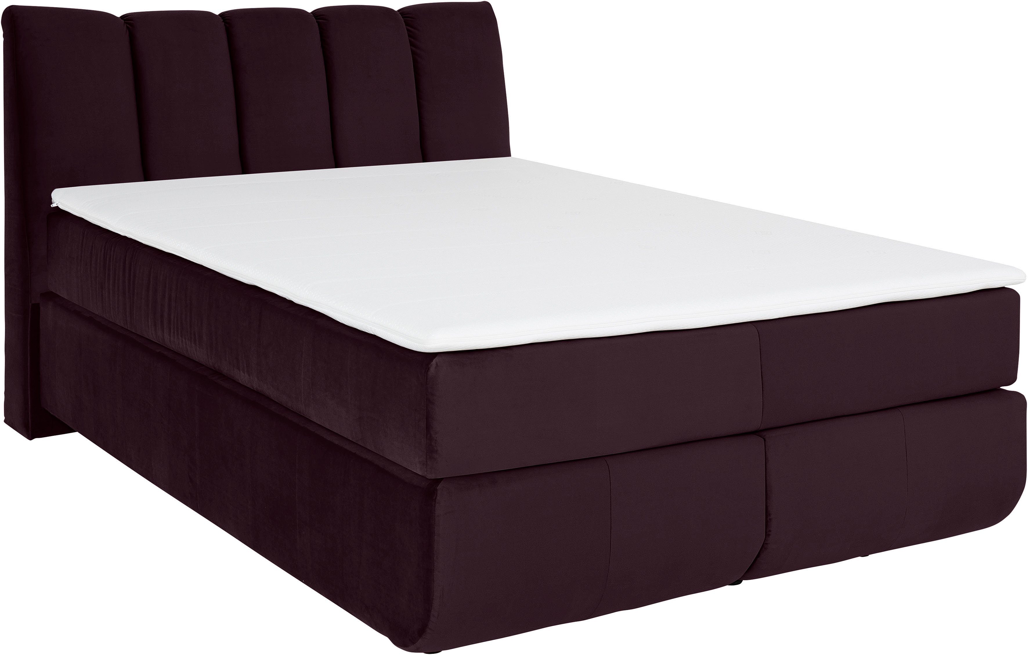 Leonique Boxspring Océane Los van de vloer- werkt vrijzwevend, verschillende hardheden (ook H4)
