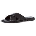 tamaris slippers in klassieke look zwart