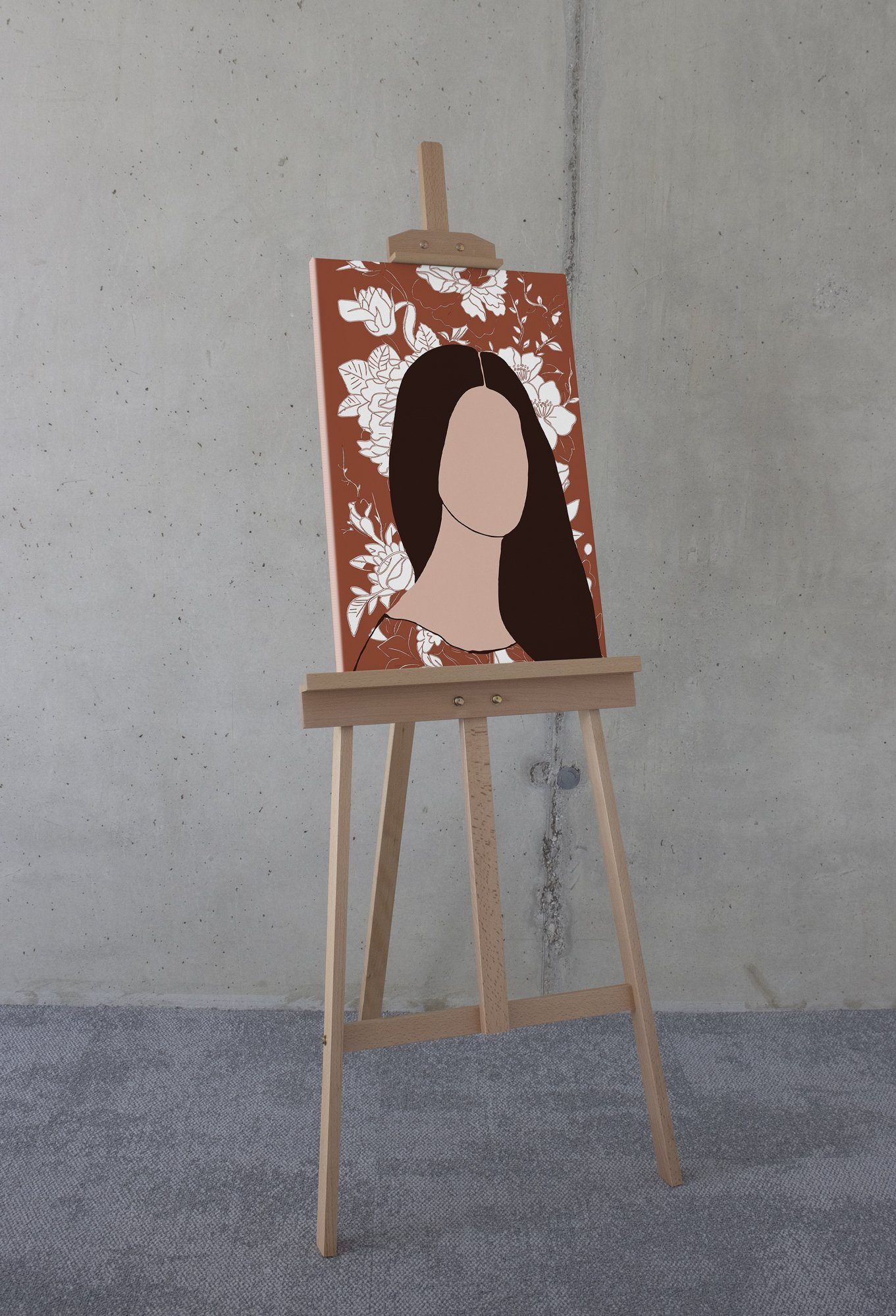 Komar Artprint op linnen Mooie Ziel - Afmeting 40 x 60 cm (1 stuk)