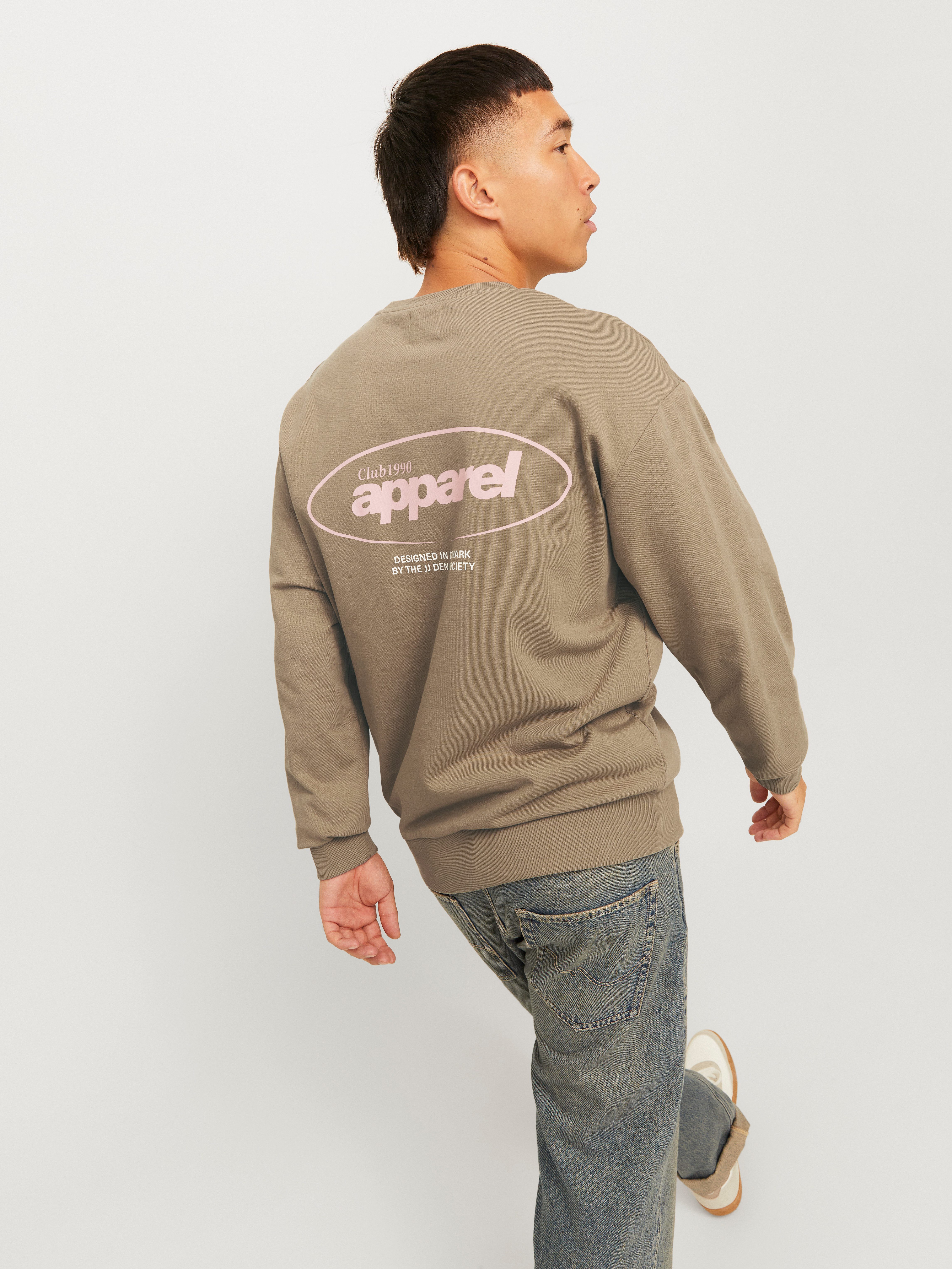 Jack & Jones Sweatshirt JJEBRADLEY GRAPHIC SWEAT CREW NOOS