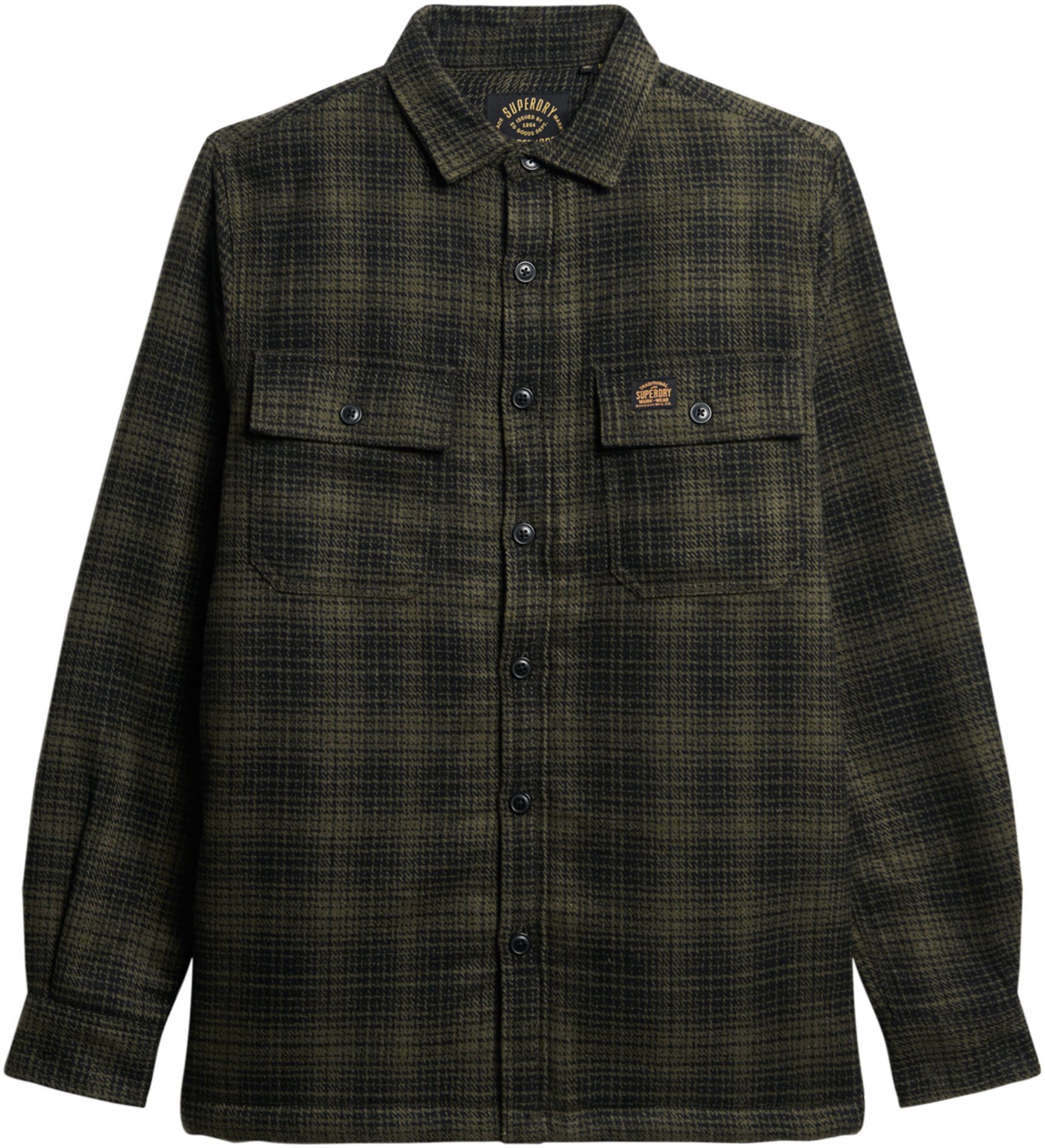 Superdry Overhemd met lange mouwen Wool Miller Overshirt