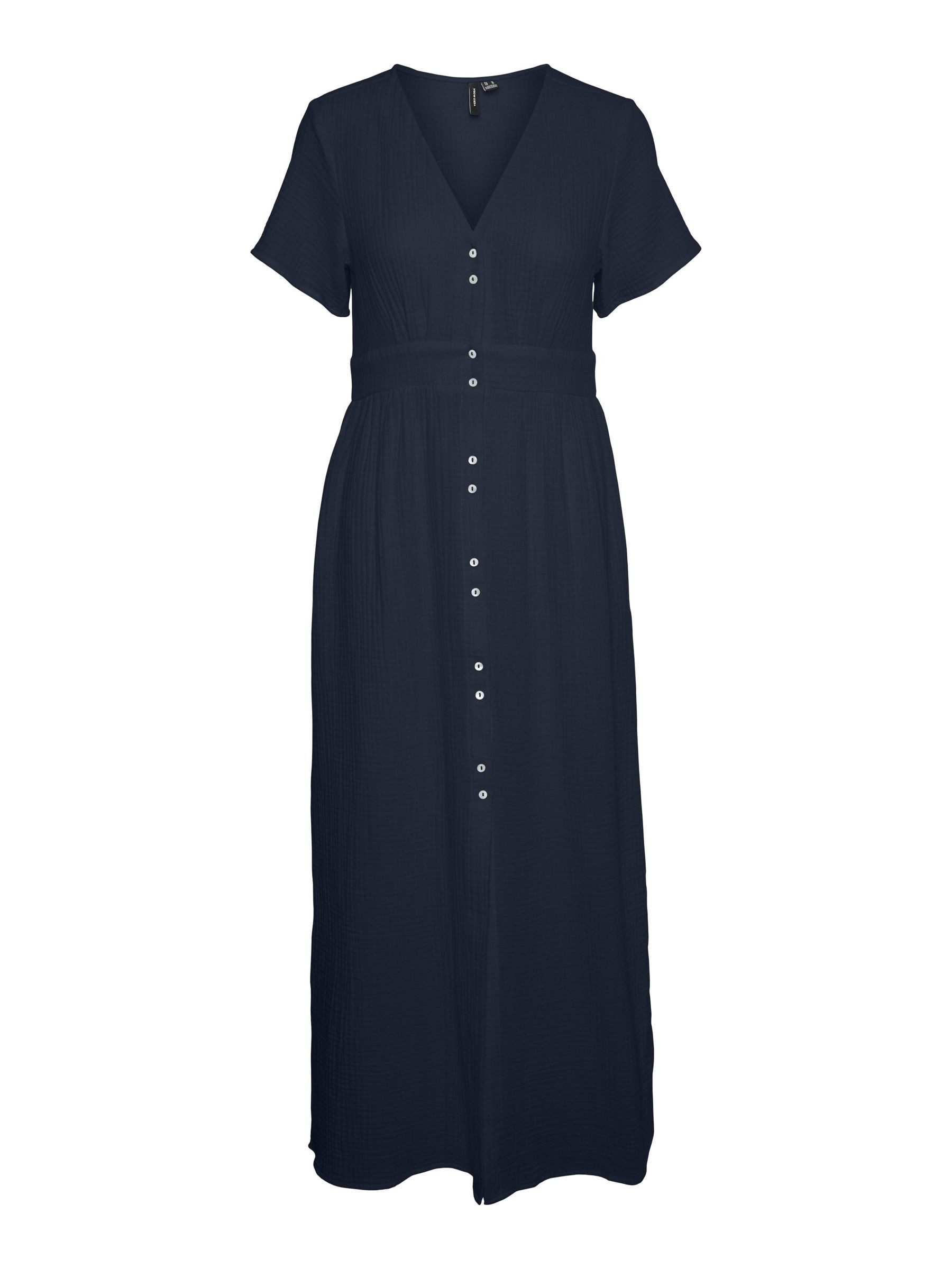 Vero Moda Maxi-jurk VMNATALI SS ANKLE DRESS WVN GA SPE