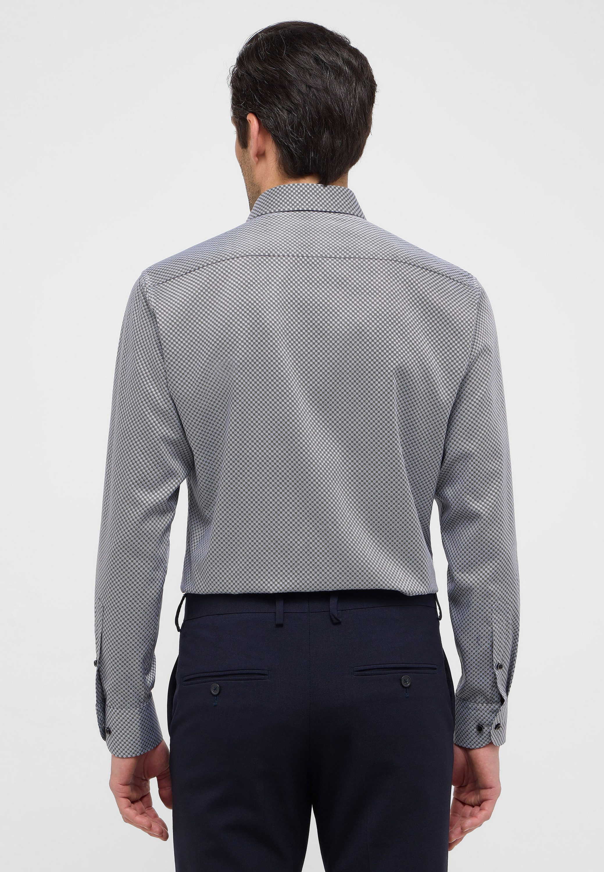 Eterna Overhemd met lange mouwen MODERN FIT NON IRON (strijkvrij)
