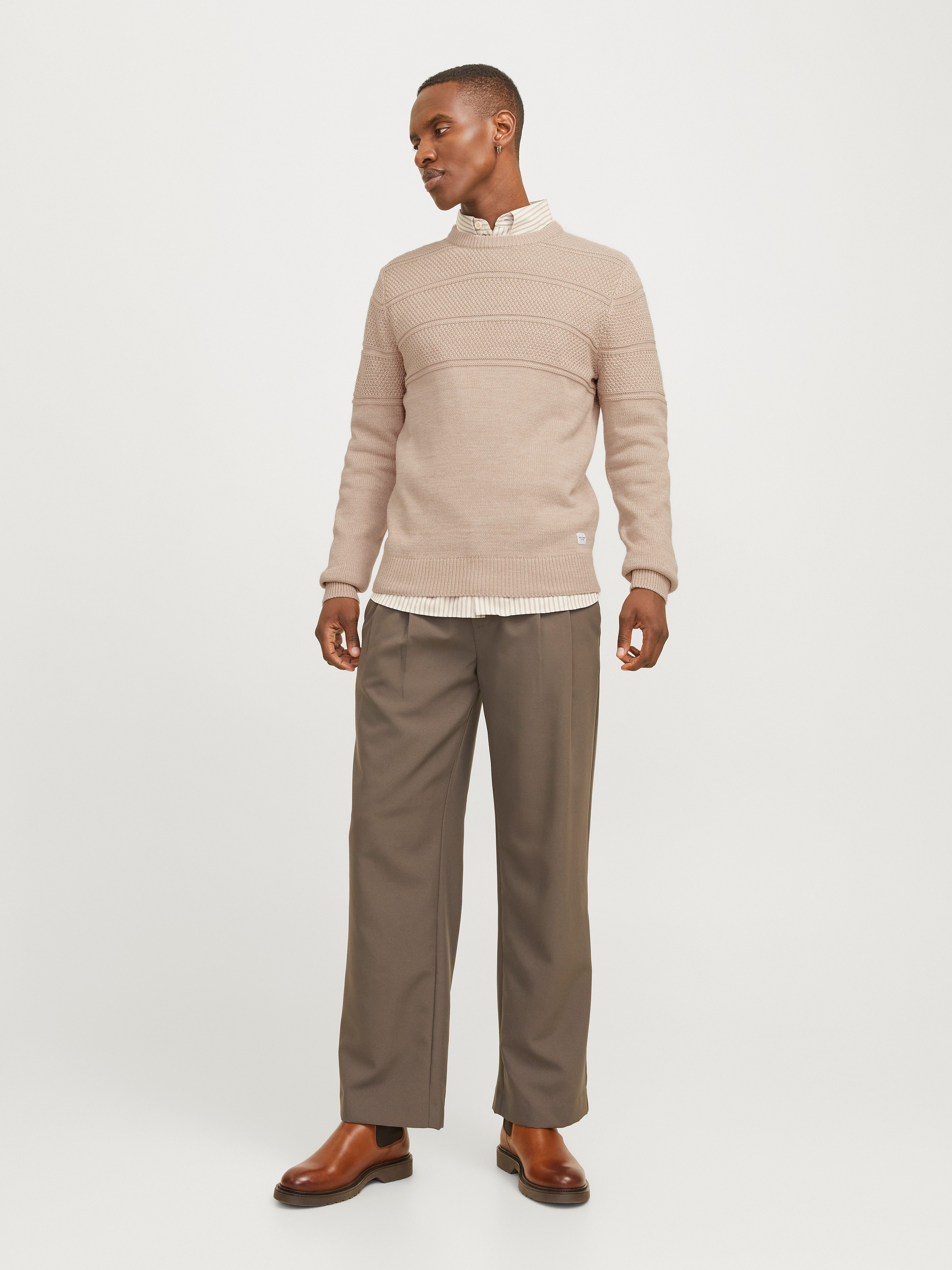 Jack & Jones Trui met ronde hals JJJERRY KNIT CREW NECK AW24