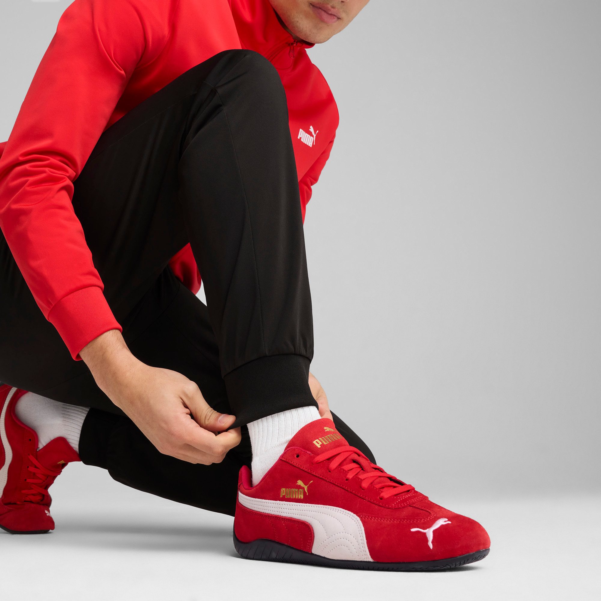 PUMA Trainingspak ESS POLY SUIT CL Sportoutfit in casual stijl (2-delig)