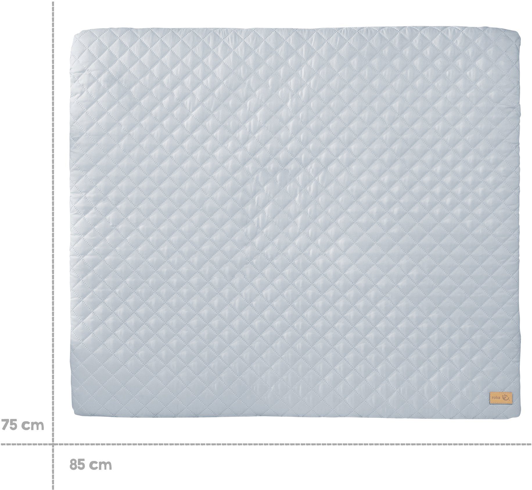 Roba® Aankleedkussen Soft, stijl, lichtblauw