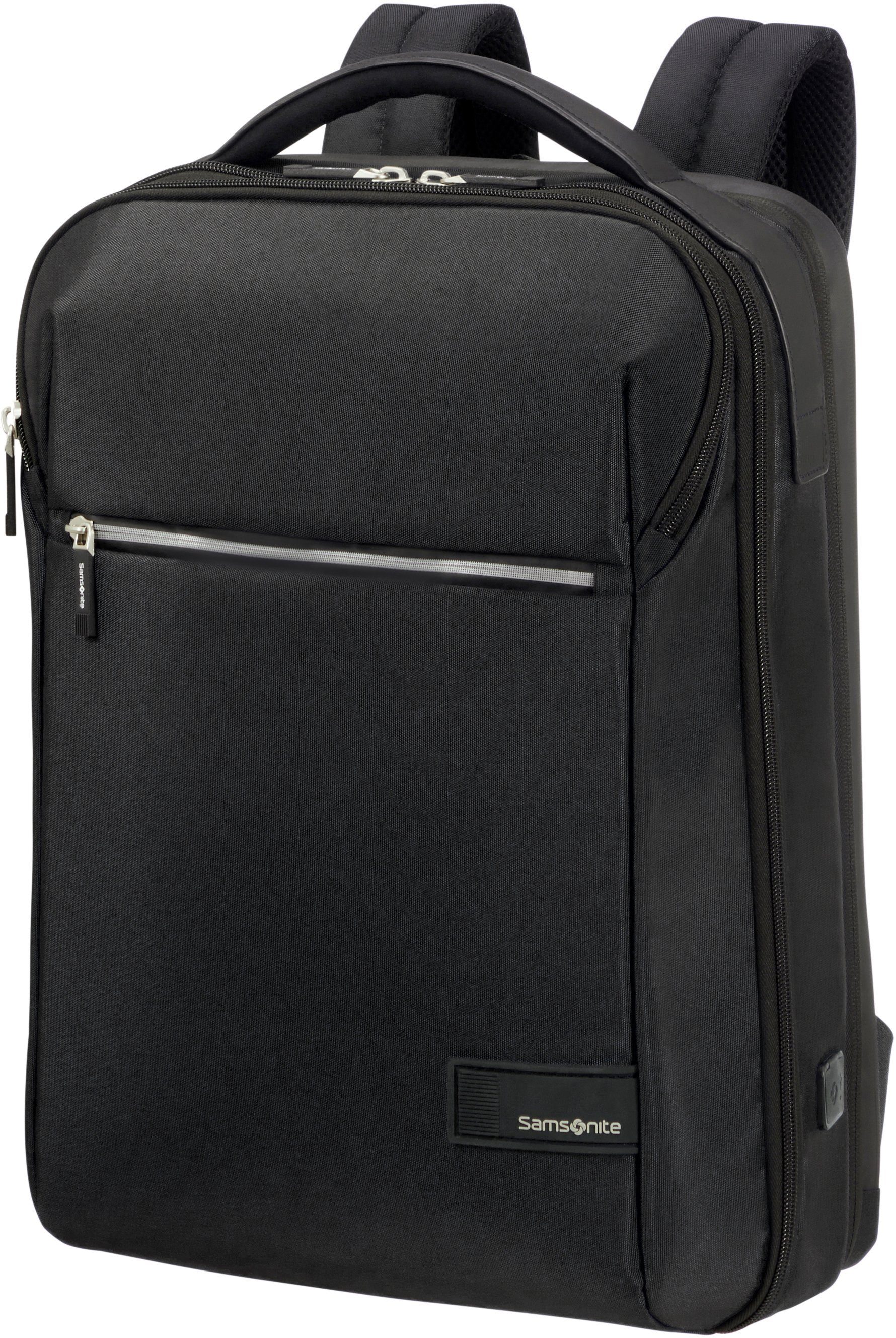 Samsonite Laptoprugzak LITEPOINT Vrijetijds rugzak schoolrugzak USB-poort 17,3-inch laptopvak