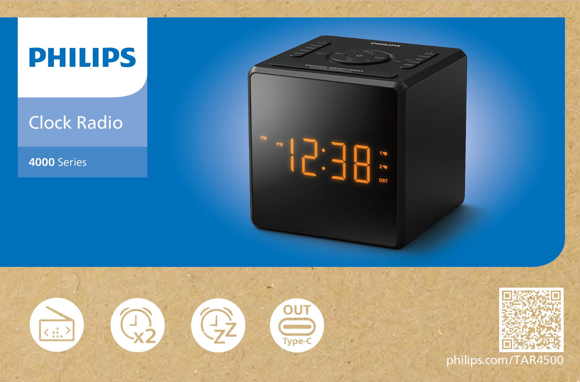 Philips Wekkerradio TAR4500
