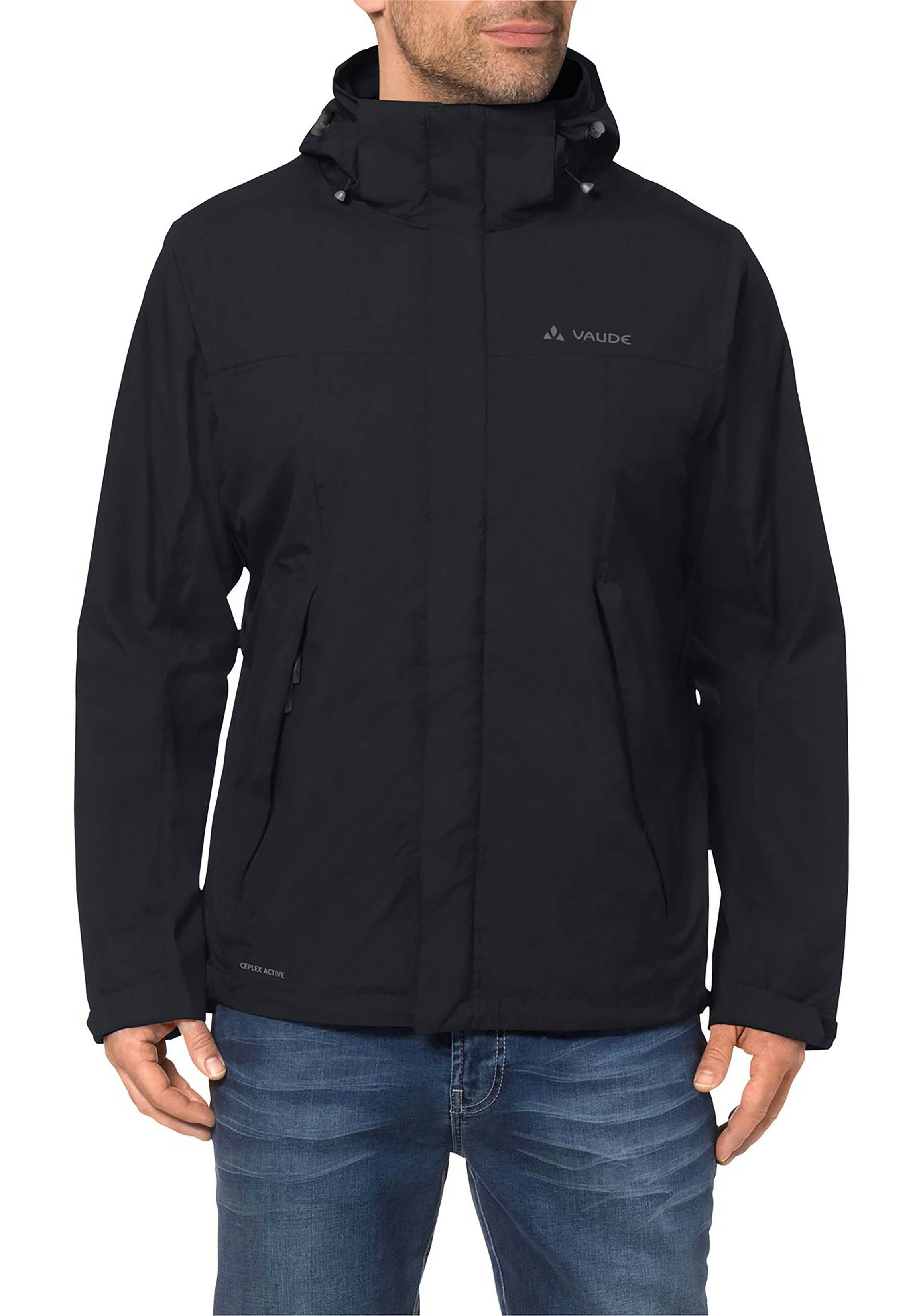 VAUDE Outdoorjack MEN'S ESCAPE LIGHT JACKET Waterafstotend & ademend & sneldrogend (1 stuk)