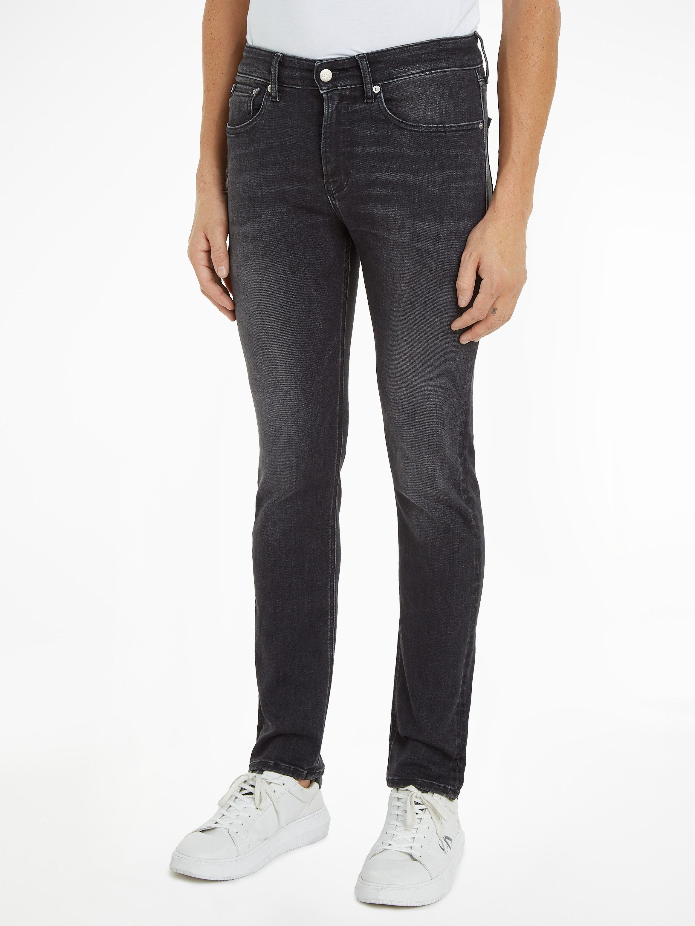 Calvin Klein Skinny fit jeans Skinny in 5-pocketsstijl heren skinny jeans maat 34 zwart