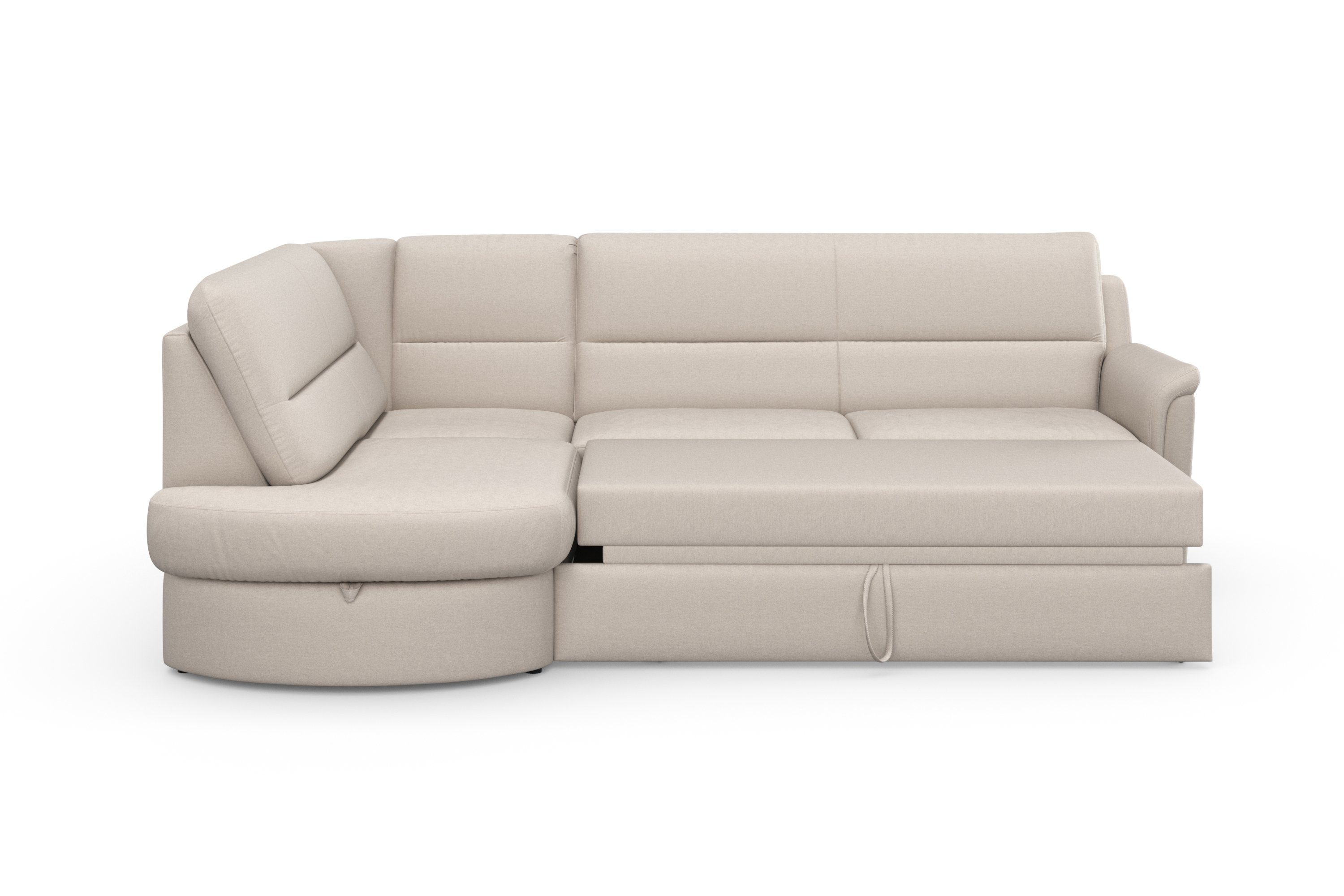 sit&more Hoekbank Panini L-vorm naar keuze met slaapfunctie en bedkist