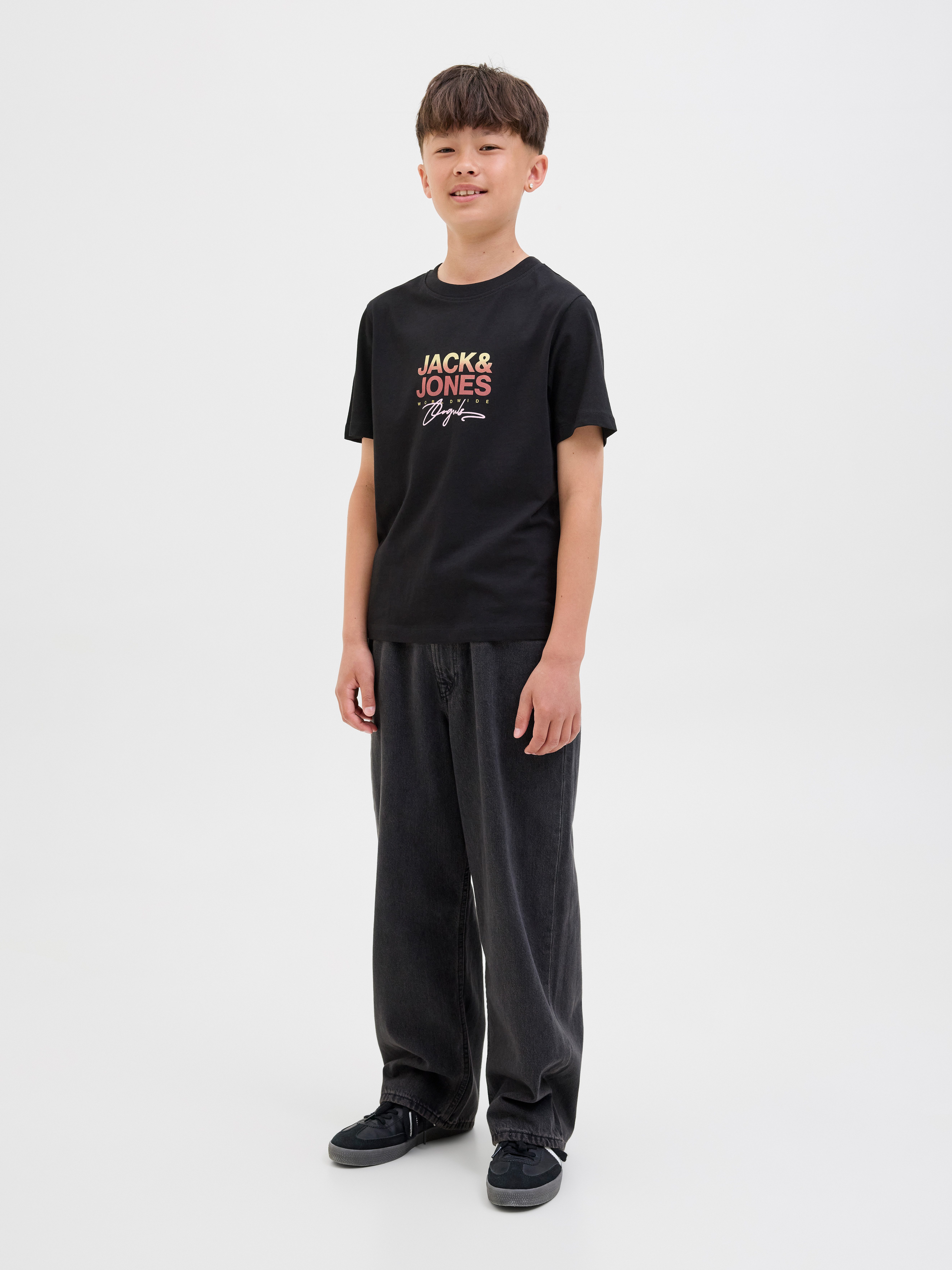 Jack & Jones Junior T-shirt JORCANGGU met print en aangenaam draagcomfort