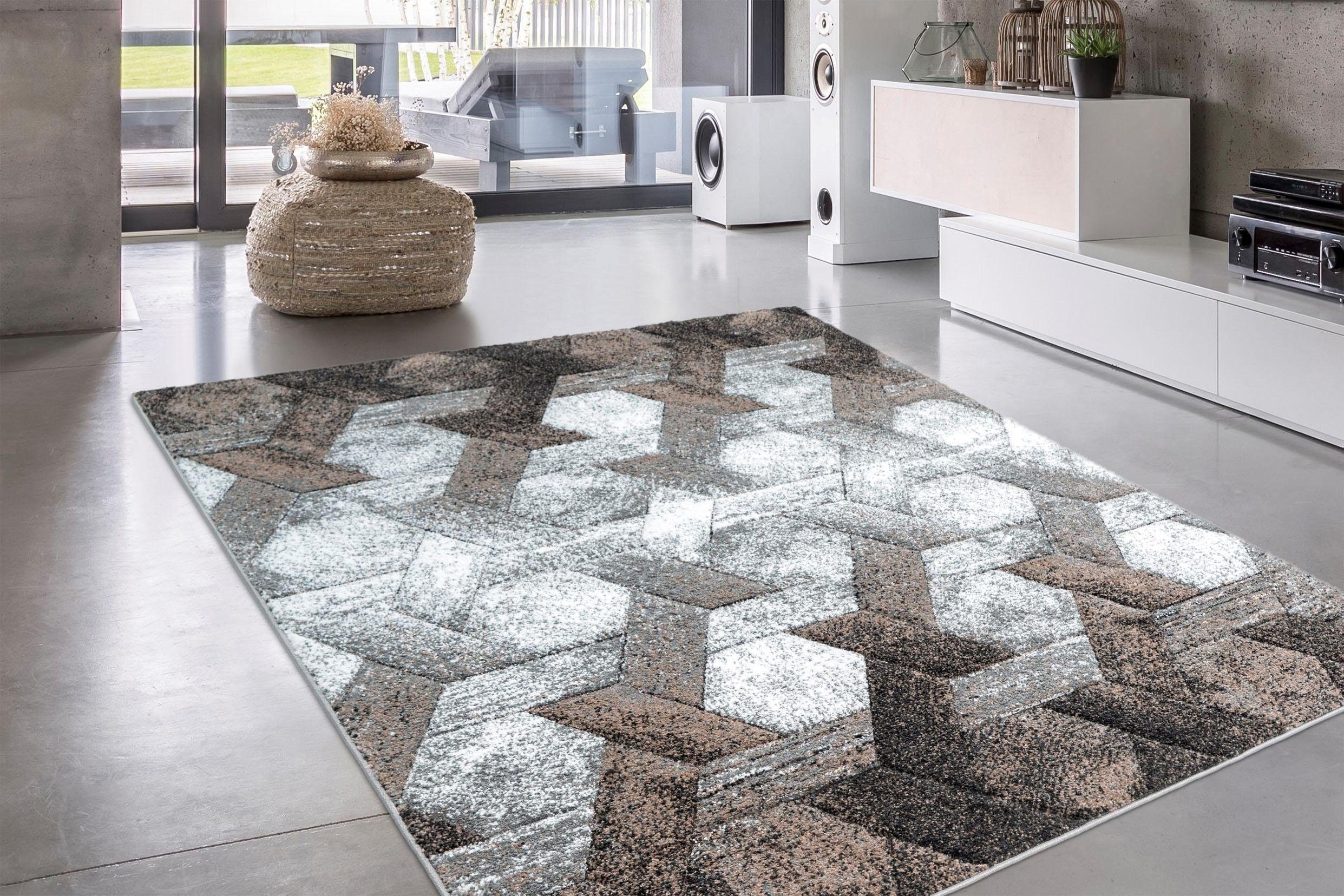 calo-deluxe Vloerkleed Astro 301 Korte pool, woonkamer