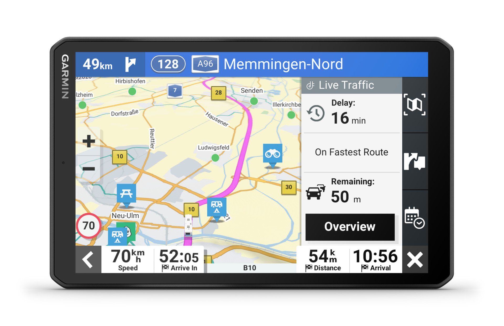 Garmin Navigatiesysteem Camper 895 EU (1 stuk)