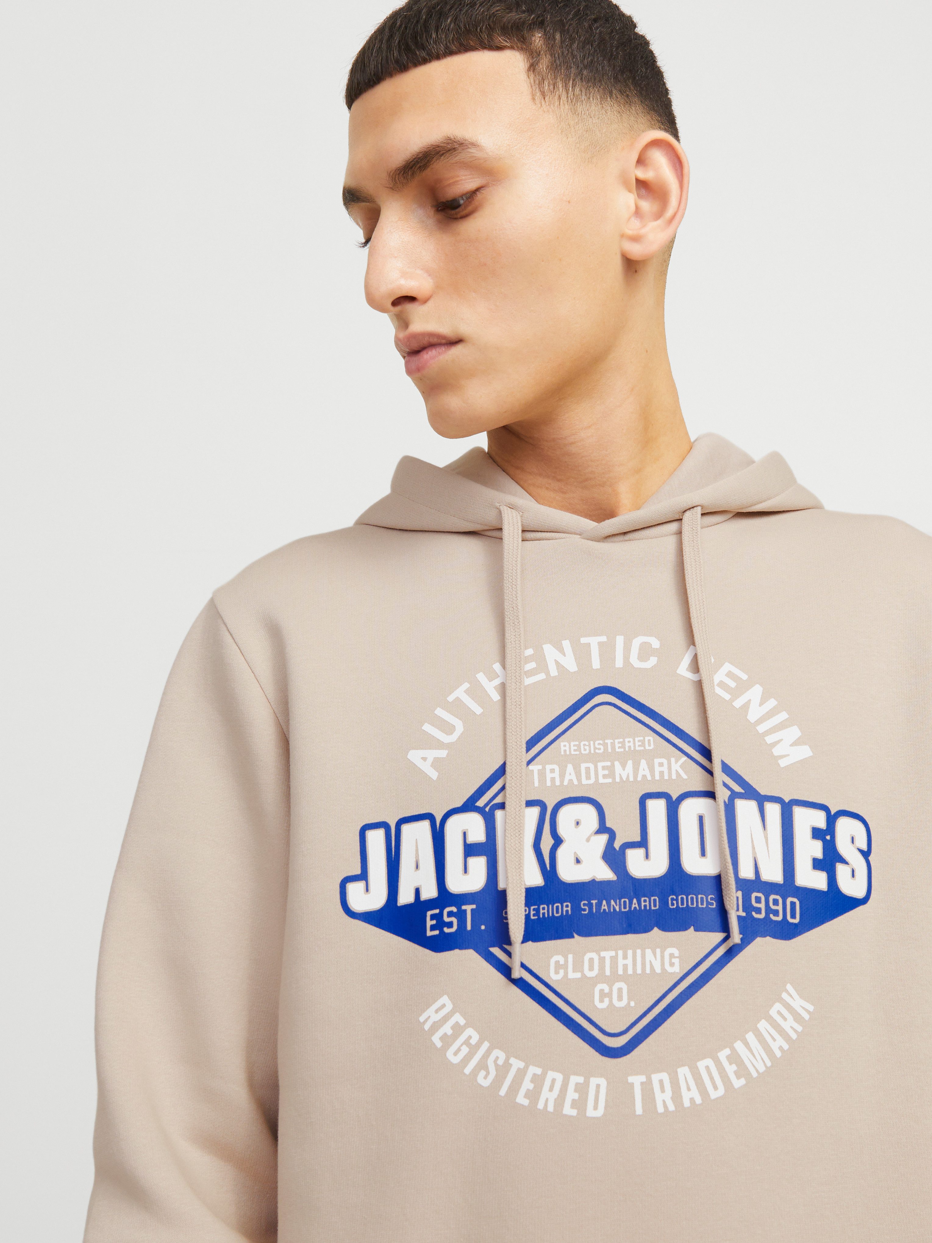 Jack & Jones Hoodie JJELOGO SWEAT HOOD 2 COL 24/25 NOOS