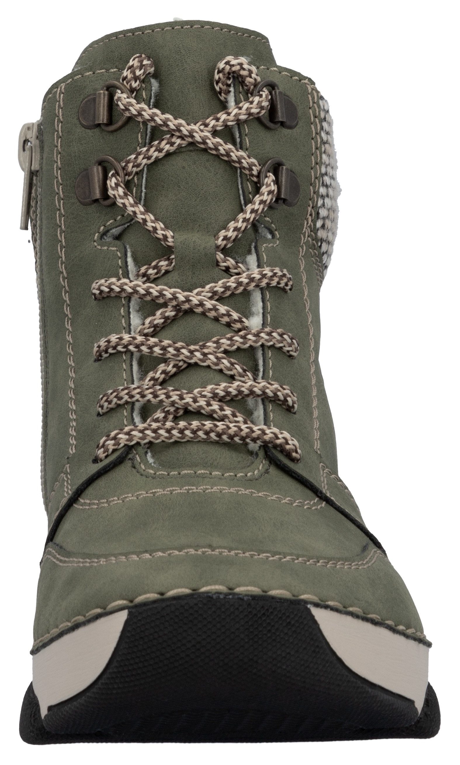 Rieker Winterlaarzen , veterschoenen, enkellaars met praktische binnenrits