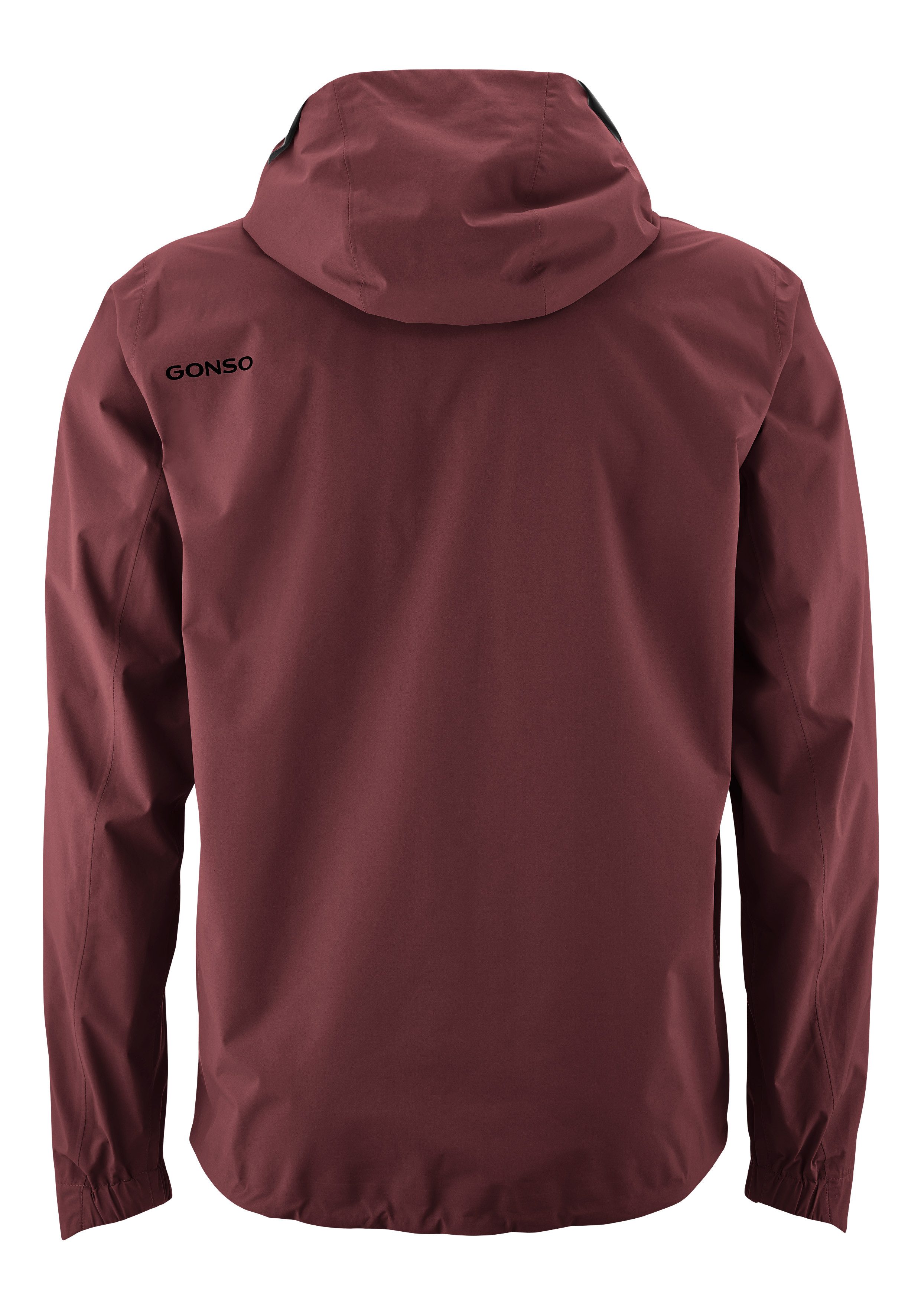 Gonso Fietsjack Save Jacket Trail M Herenregenjack wind- en waterdicht, fietsjack met capuchon