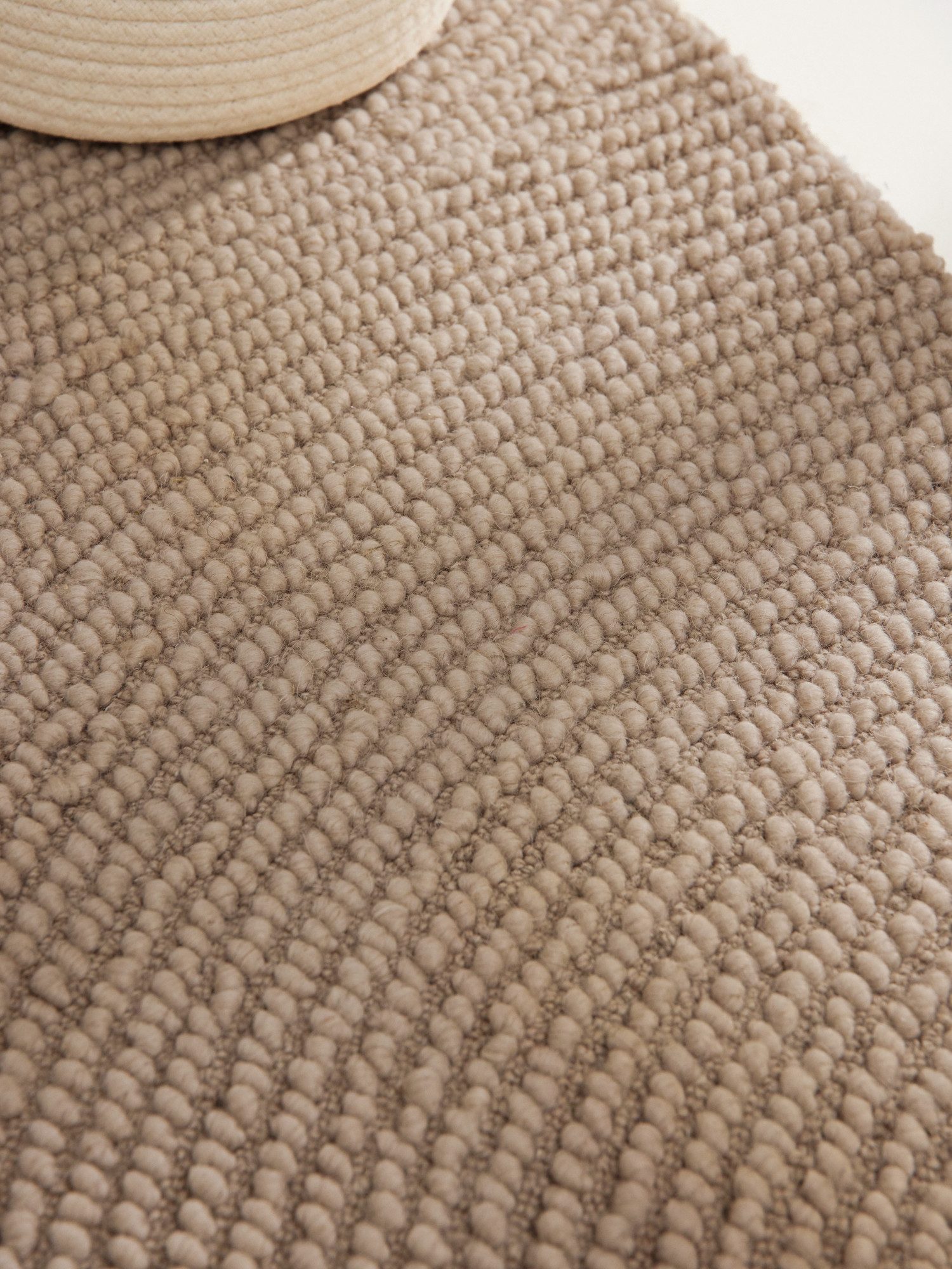 HANSE Home Wollen kleed ELENI Handgetuft, wol, natuur, woonkamer, slaapkamer, scandinavisch, hygge
