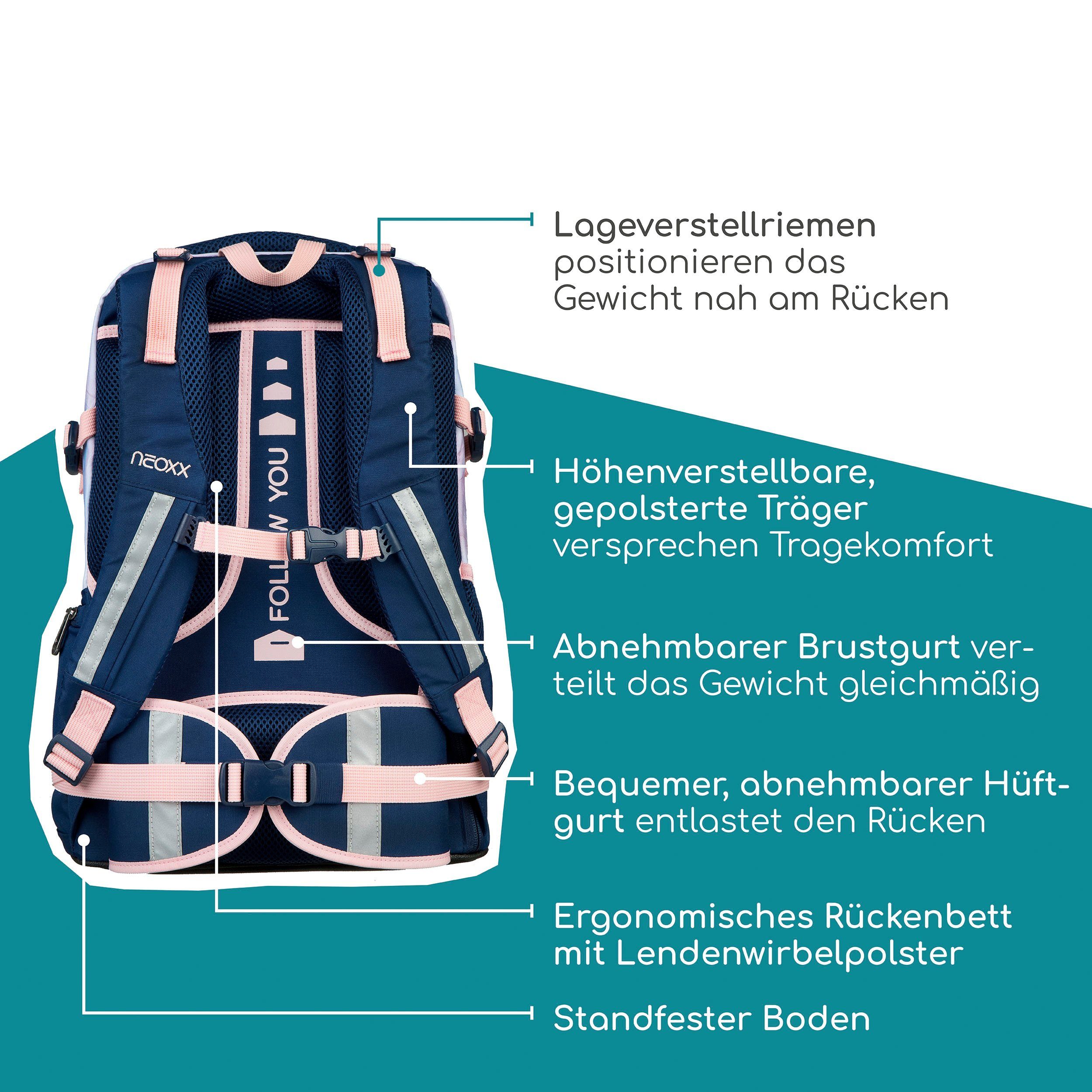 neoxx Schoolrugzak Active Pro, Dreaming of Pastel