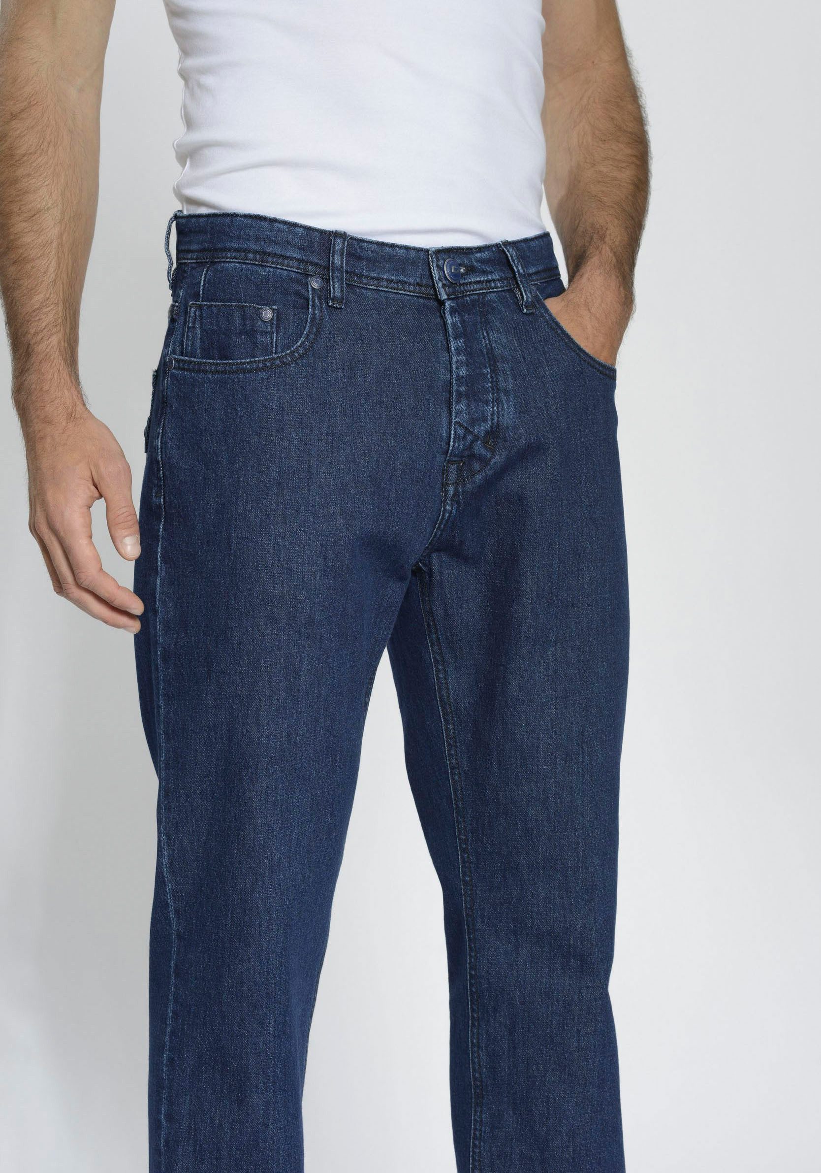 GANG 5-pocket jeans 94SESTO Straight fit in 5-pocket-stijl met siernaad op coin pocket