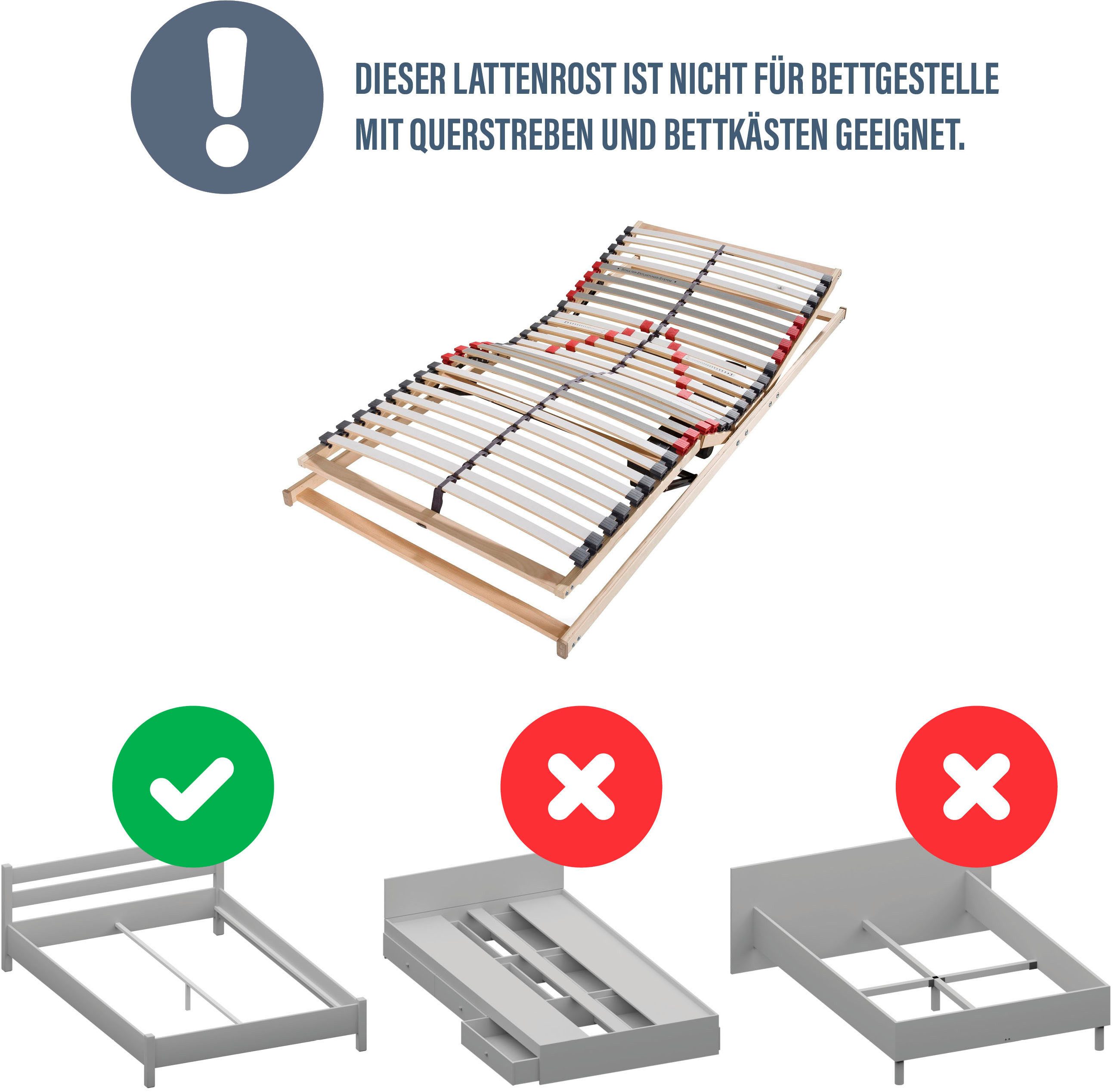 Beco Lattenbodem met motor Super Lux Elektro Ondersteunt de drukvermindering van het systeem van hart en bloedvaten (1 stuk)