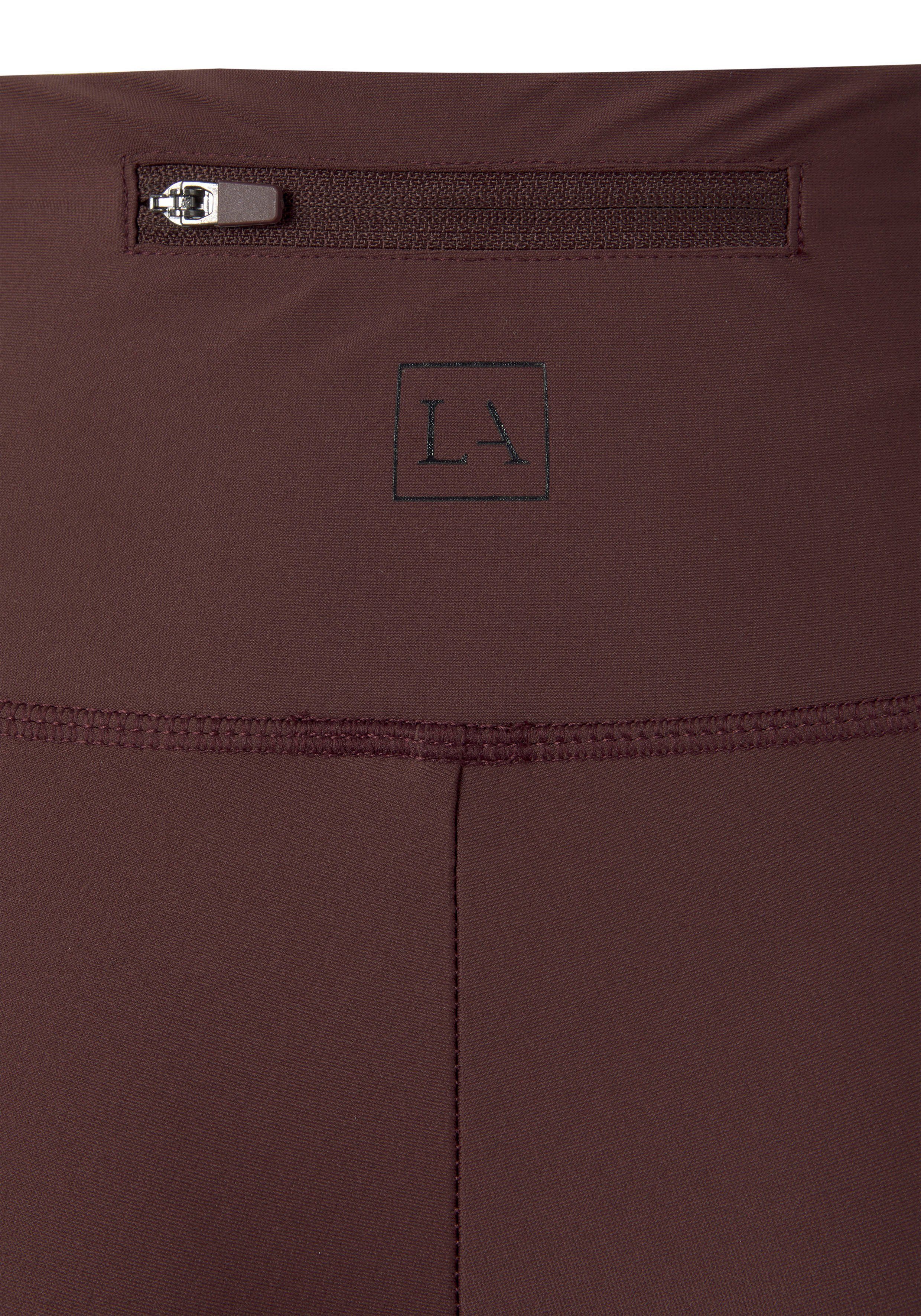 active by Lascana 7/8 legging met netinzetten