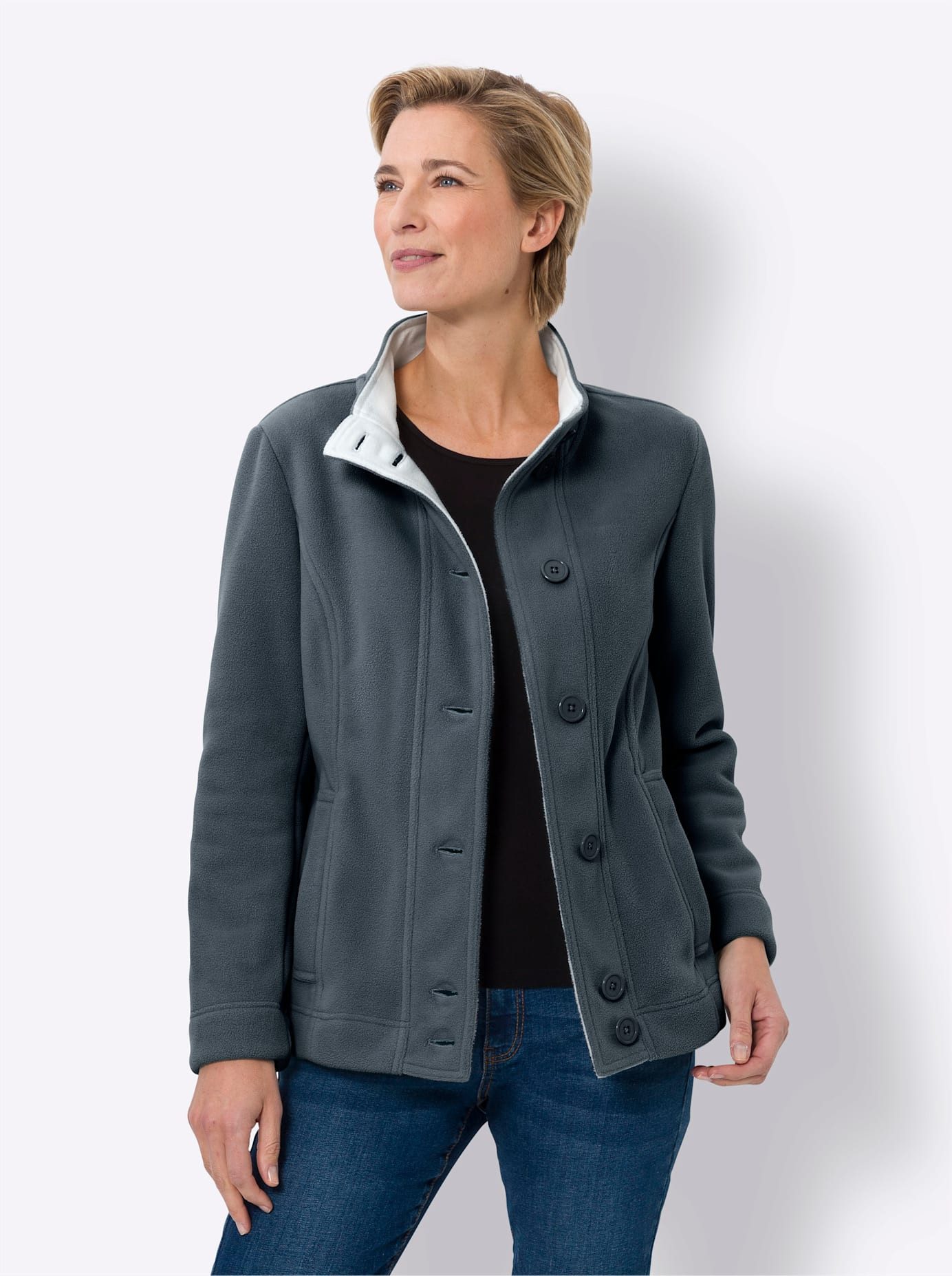 Classic Basics Lang jack dames lange jassen maat 50 blauw