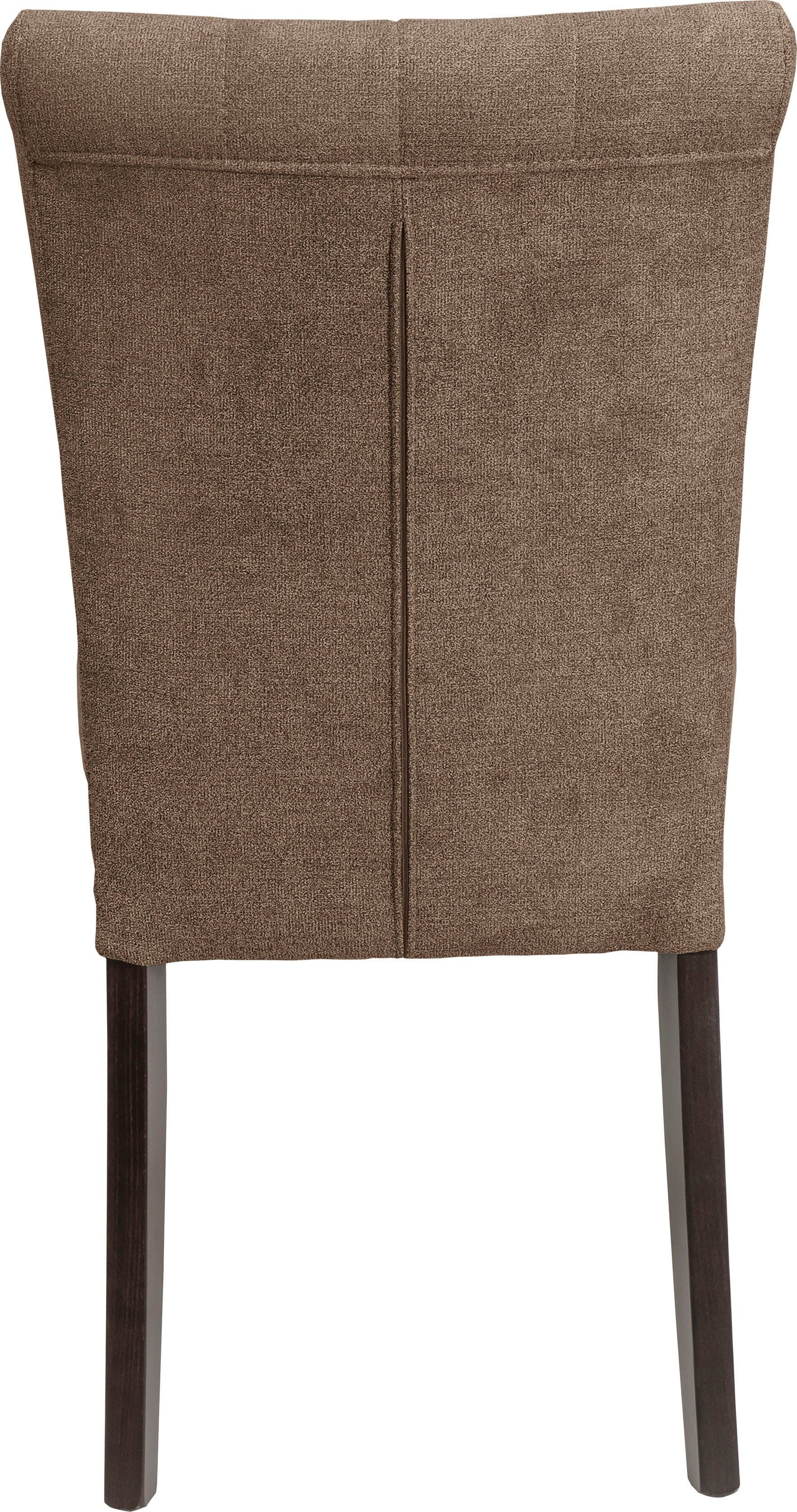 Home affaire Eetkamerstoel Queen BESTSELLER Gestoffeerde stoel met knoopdetails, set van 2, 4 of 6