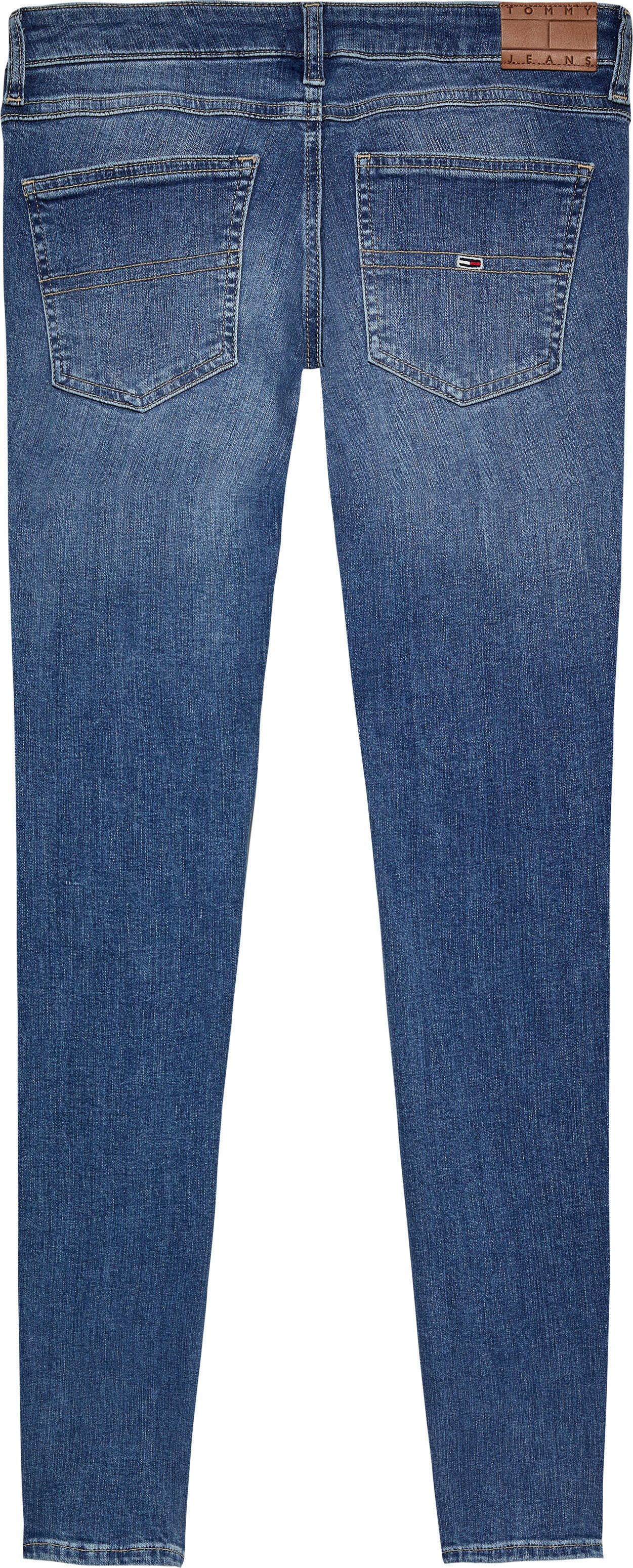 TOMMY JEANS Skinny fit jeans Sophie Low Waist Skinny met logo-badge in enkel-lengte