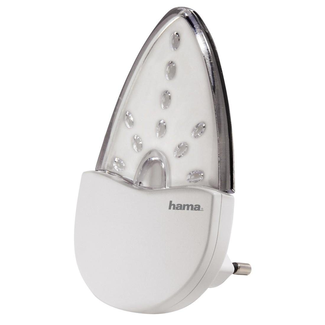hama lednachtlampje nachtlamp stopcontact voor baby-, kinder- of slaapkamer, amber wit