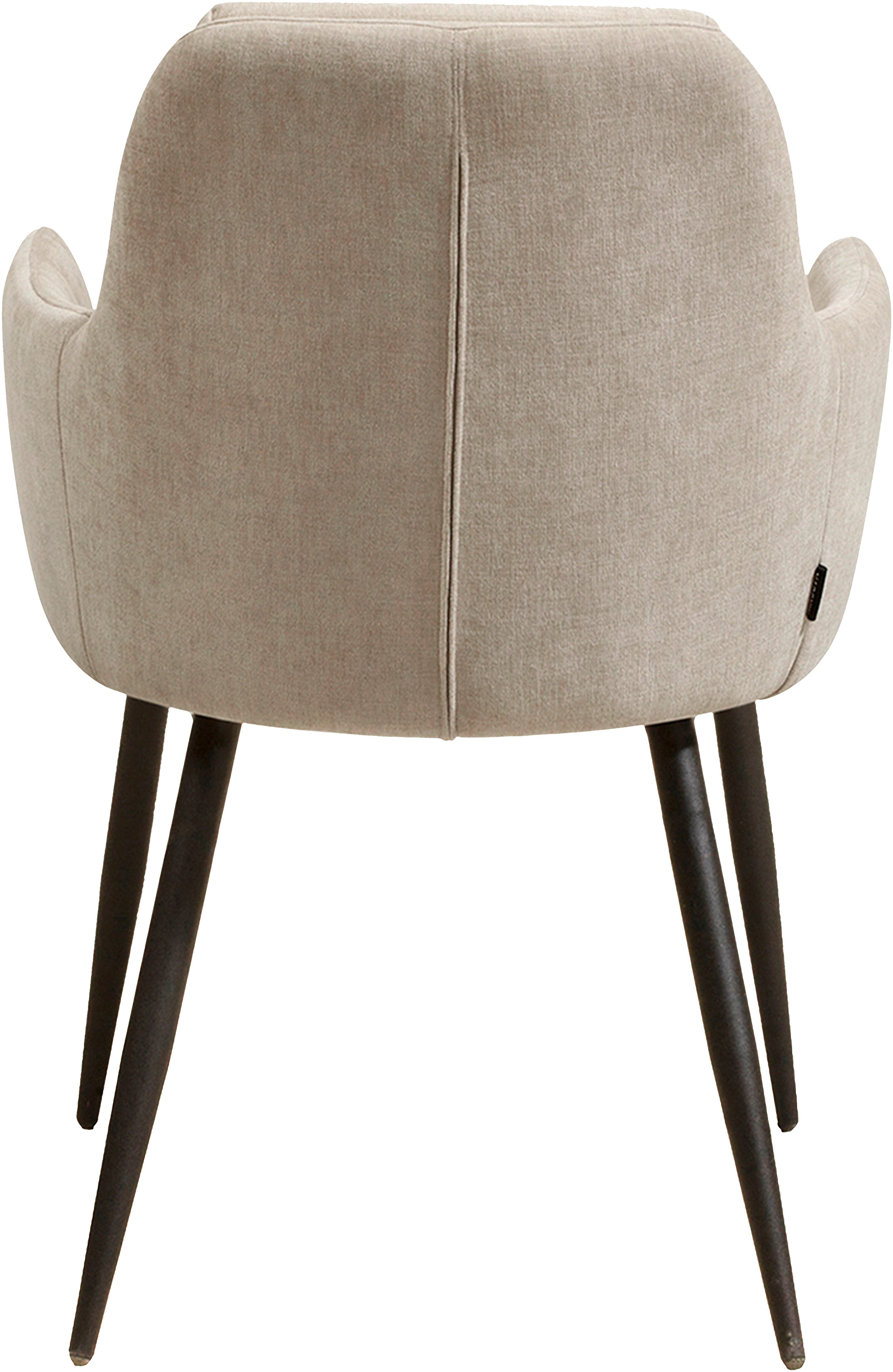 OMG Design Stoel met armleuningen DONNA Zitkuip, comfortabel gepolsterd, eetkamerstoel (set)