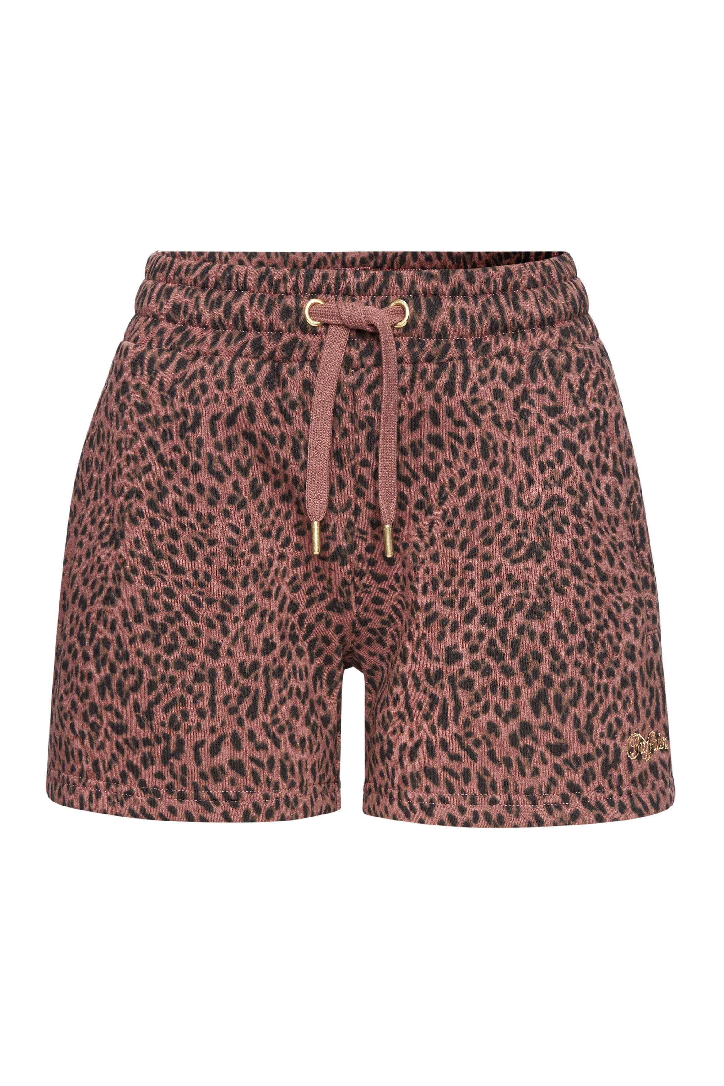 Buffalo Sweatshort met luxueus logoborduursel