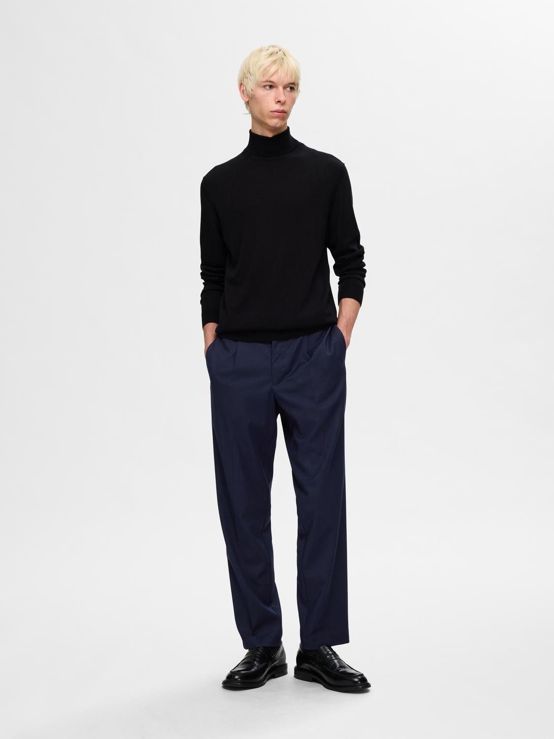 SELECTED HOMME Chino SLH190-REG TAPERED LEROY PLEAT PANT NOOS