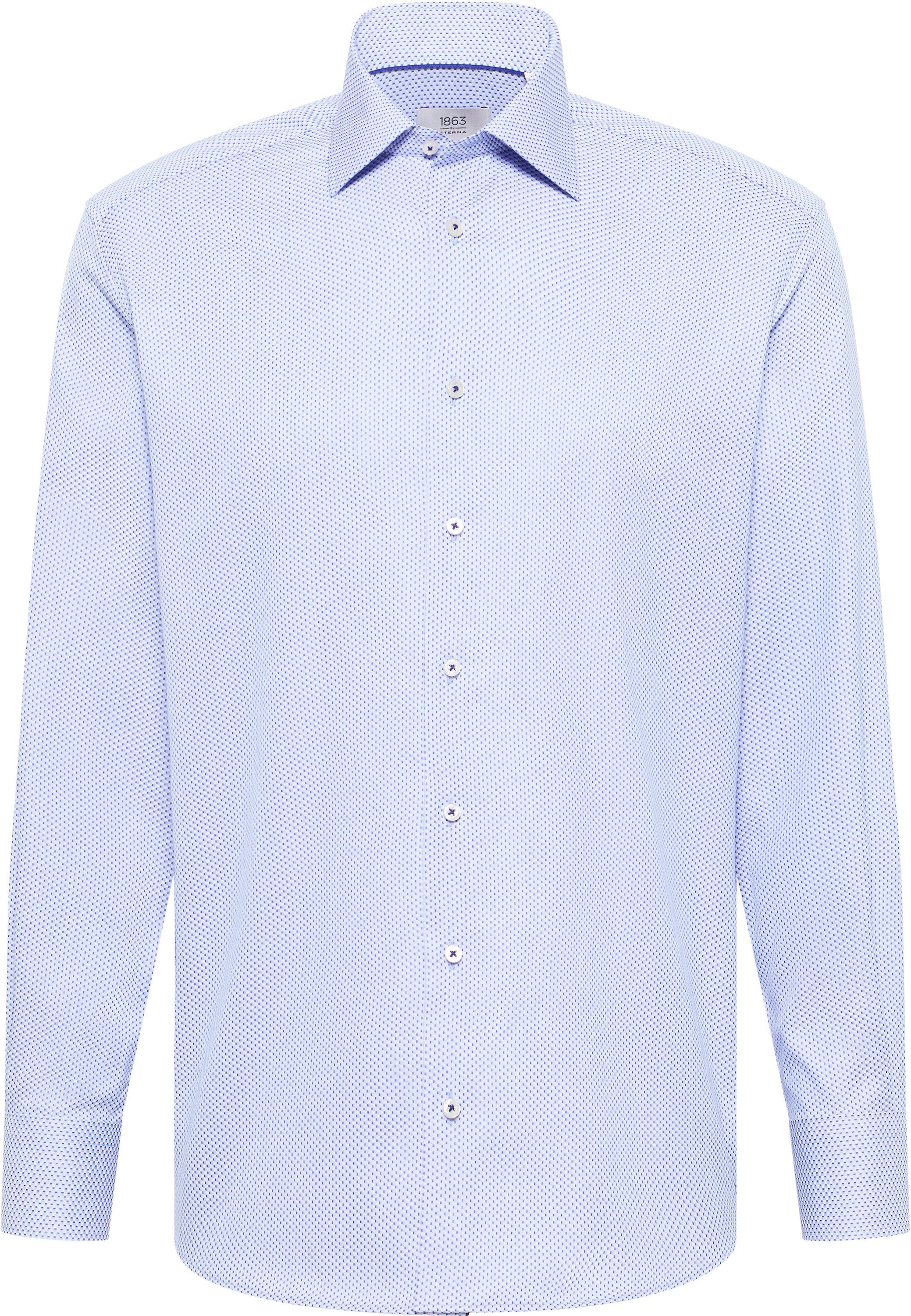 Eterna Overhemd met lange mouwen Comfort fit NON IRON (strijkvrij)