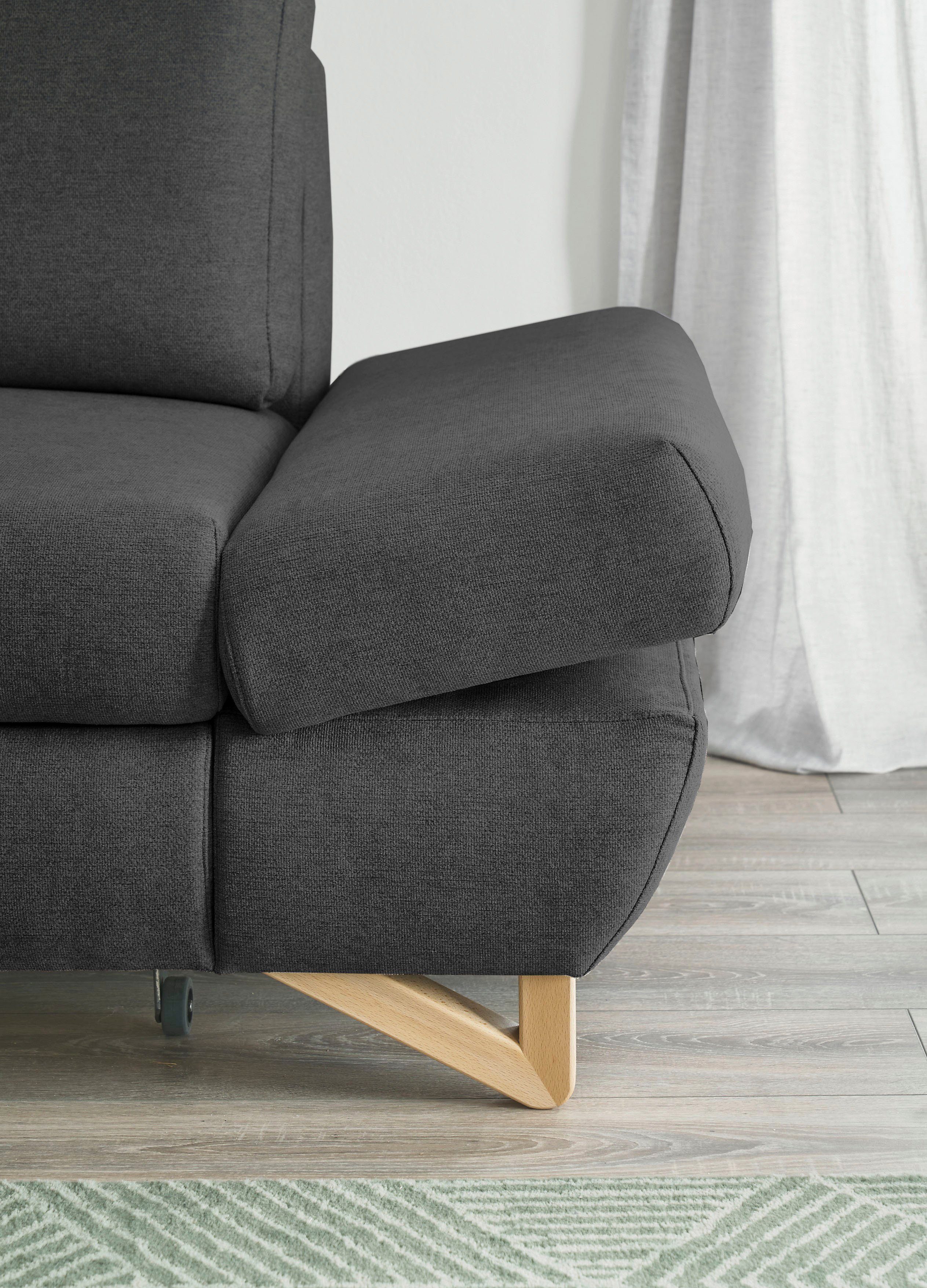 INOSIGN Slaapbank City/Giron comfortabele slaapbank (ligoppervlak 245 x 138 cm) en bedlade
