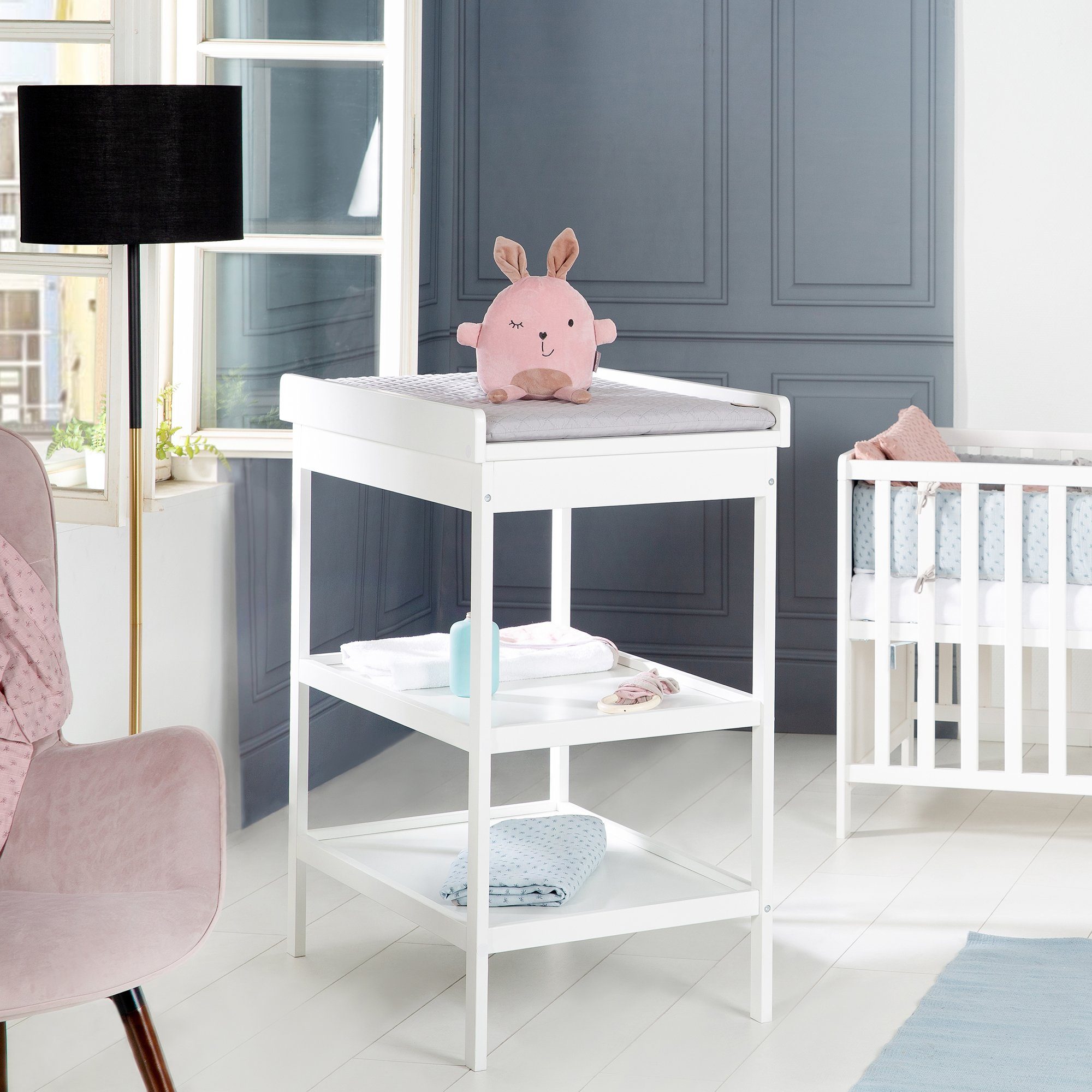 Roba® Babymeubelset Style met kinderbed en commode (voordeelset, 2 stuks)