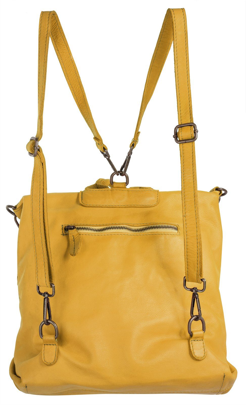 Samantha Look Rugzak echt leer, made in italy