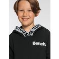bench. hoodie met reflecterende prints zwart