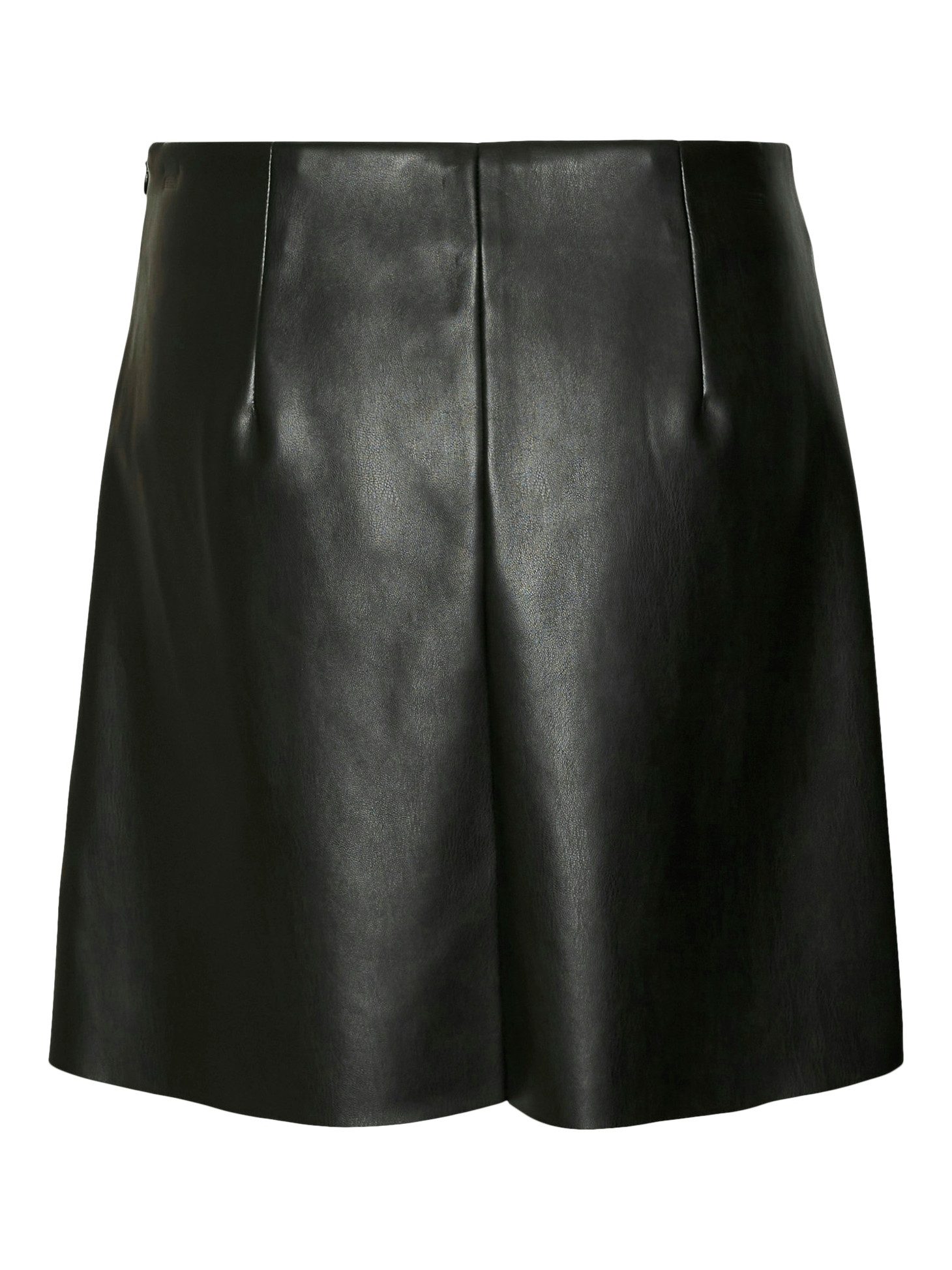 Vero Moda Imitatieleren rok VMNELLY HR SHORT PL SKIRT NOOS