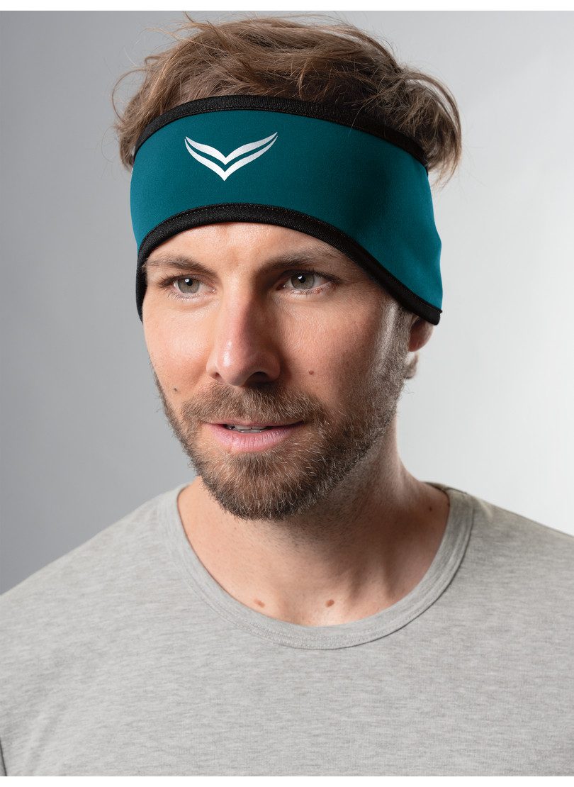 Trigema Hoofdband TRIGEMA Softshell-voorhoofdband (1 stuk) heren mutsen maat 3 groen