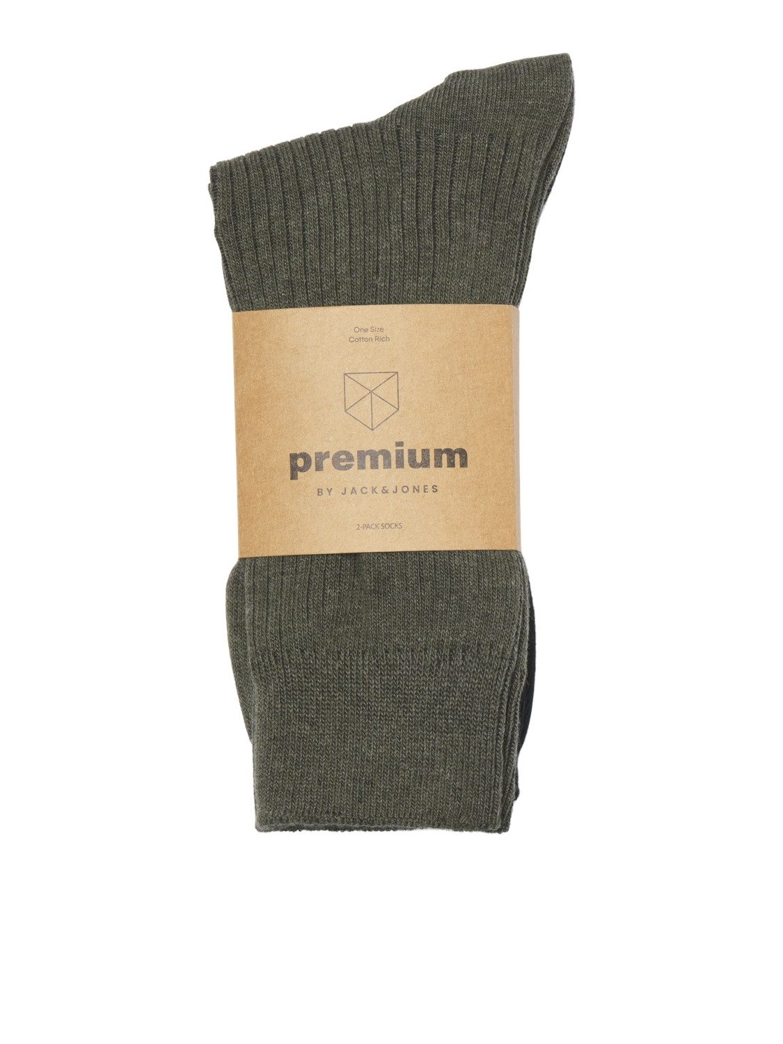 Jack & Jones Vrijetijdssokken JAC PREMIUM SOCKS 2 PACK NOOS (set, 2 paar)