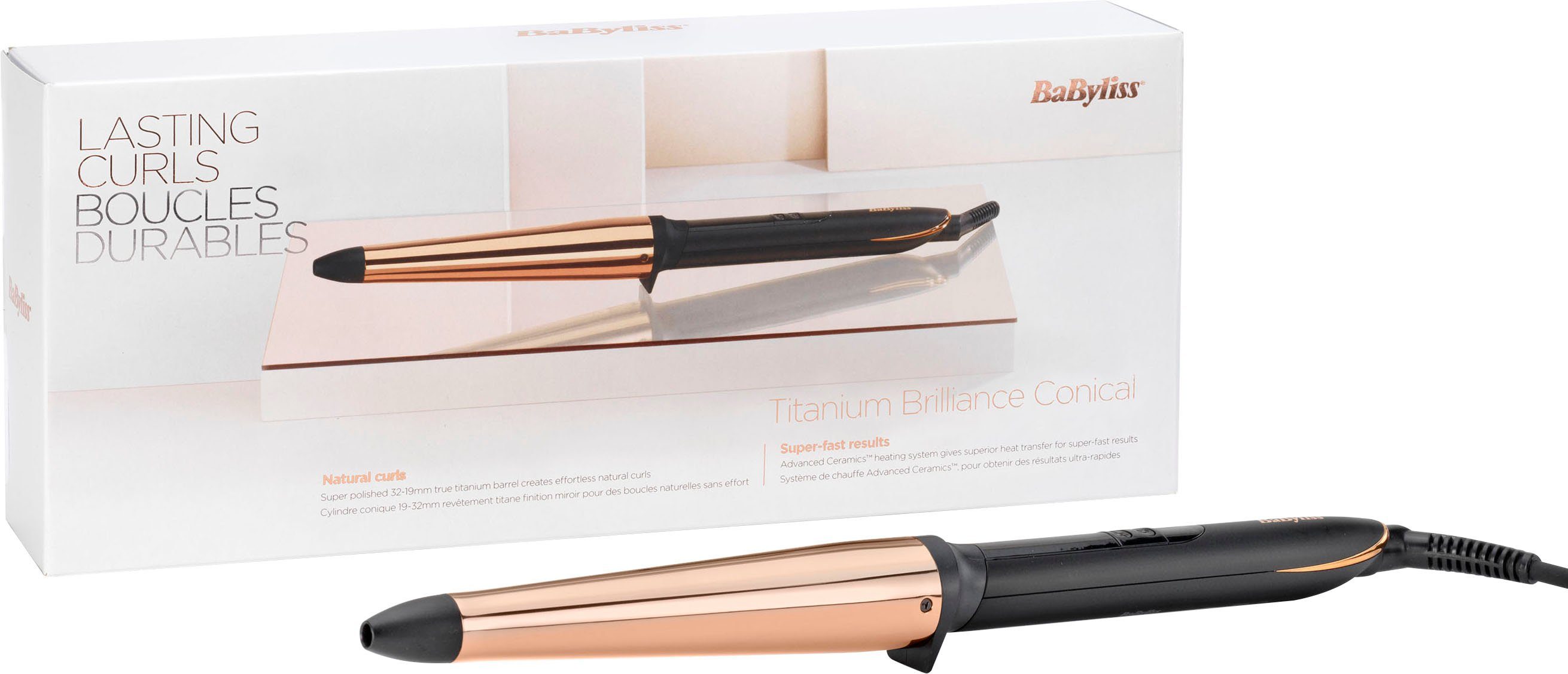 Babyliss Krultang Salon Brilliance Conical
