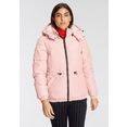 alpenblitz gewatteerde jas sneeuwpret met heerlijk zachte voering van imitatiebont roze